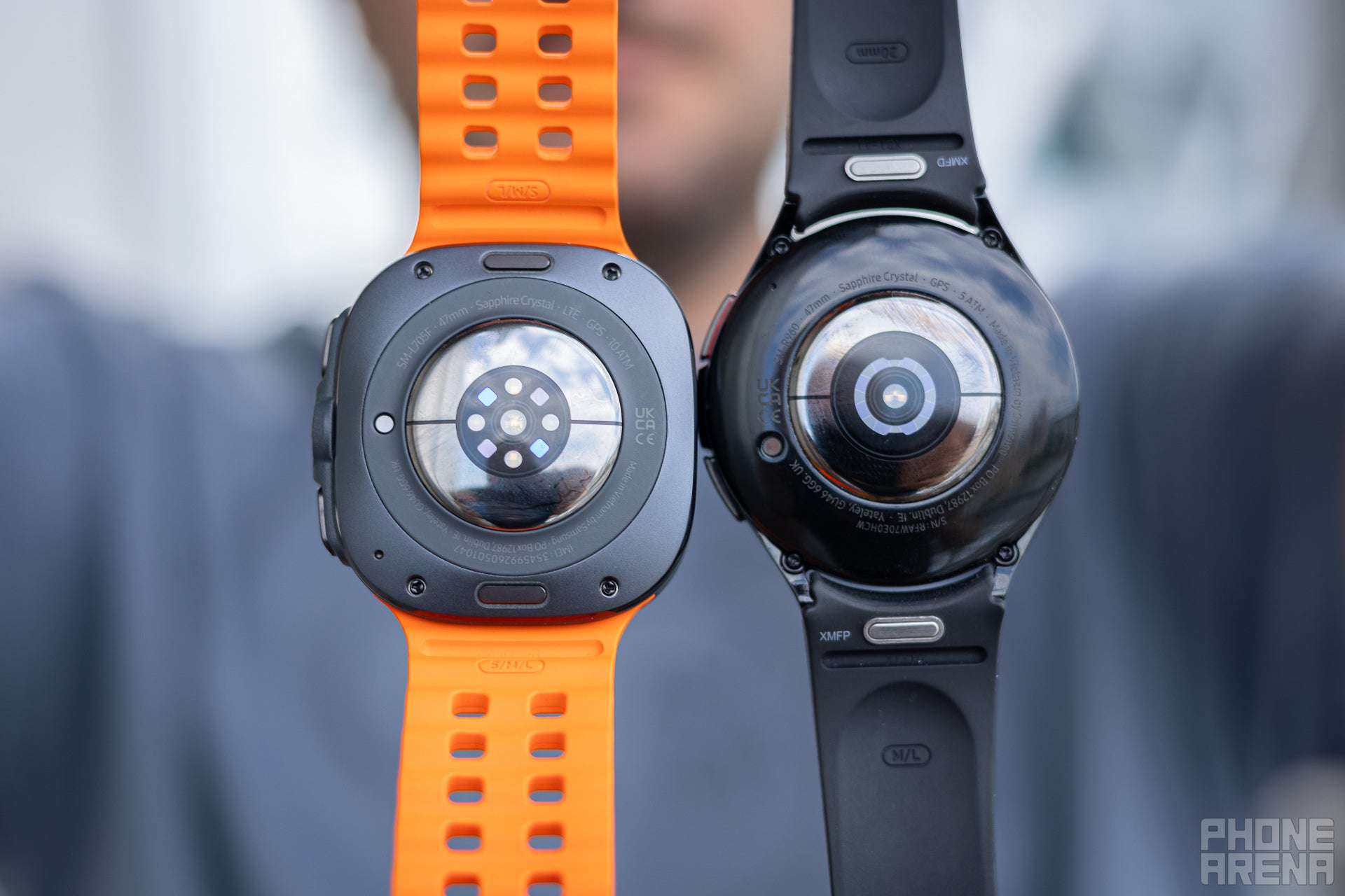 BioActive sensors on the Galaxy Watch Ultra, Galaxy Watch 6 Classic (Image Credit-PhoneArena) - Galaxy Watch Ultra vs Galaxy Watch 6 Classic: Samsung&#039;s most premium smartwatches so far