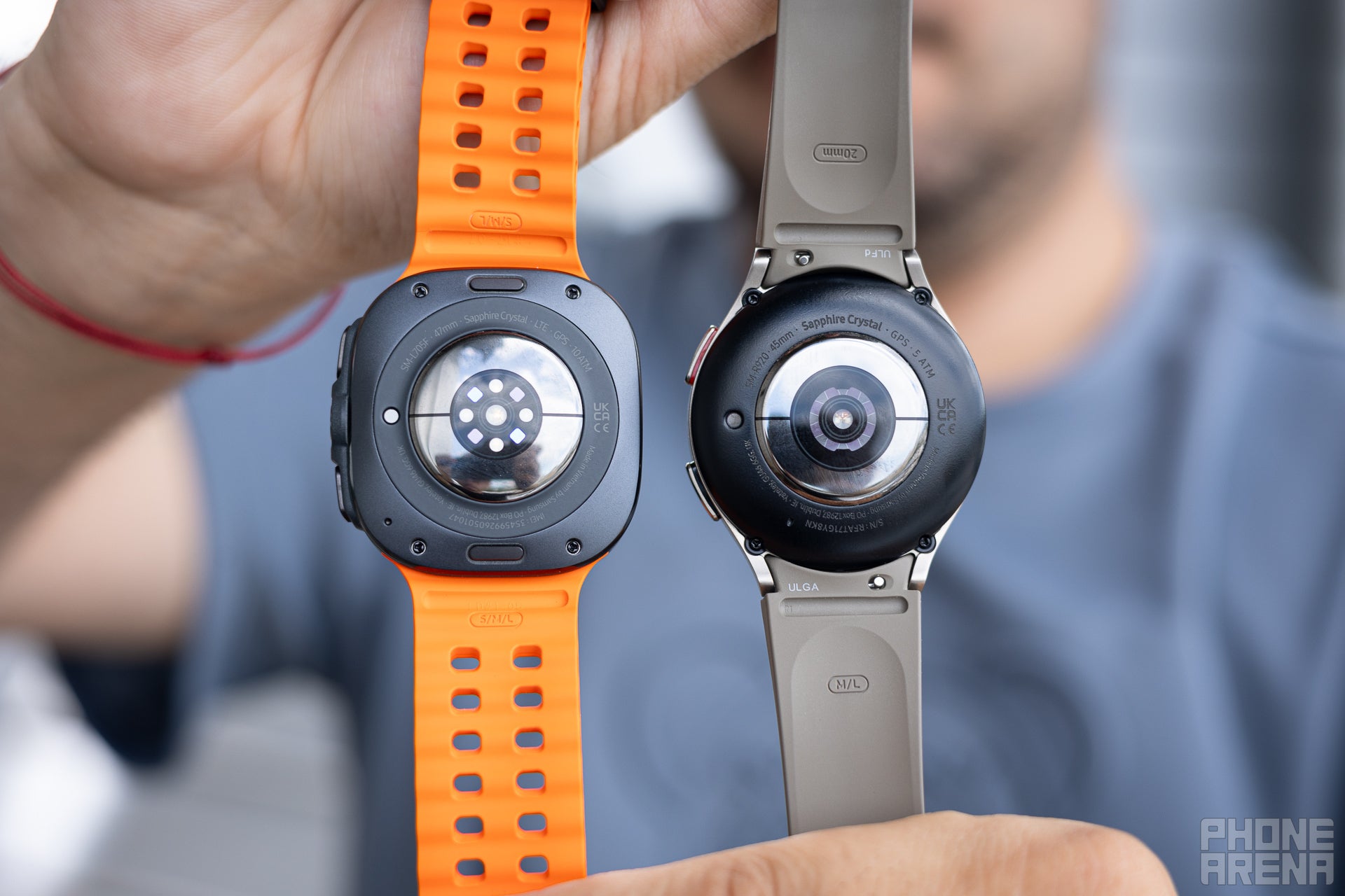 BioActive sensors on the Galaxy Watch Ultra, Galaxy Watch 5 Pro (Image Credit-PhoneArena) - Galaxy Watch Ultra vs Galaxy Watch 5 Pro: Samsung&#039;s most rugged smartwatches