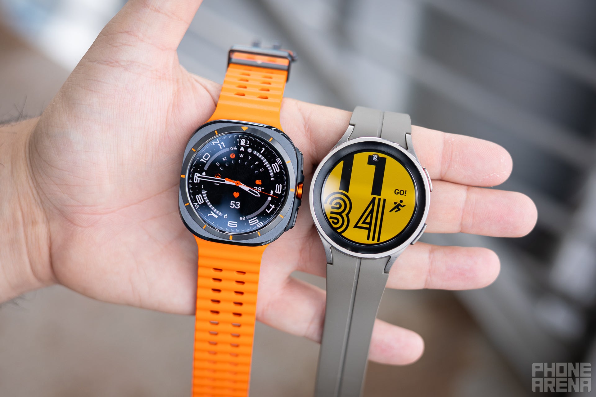 Which one? (Image Credit-PhoneArena) - Galaxy Watch Ultra vs Galaxy Watch 5 Pro: Samsung&#039;s most rugged smartwatches