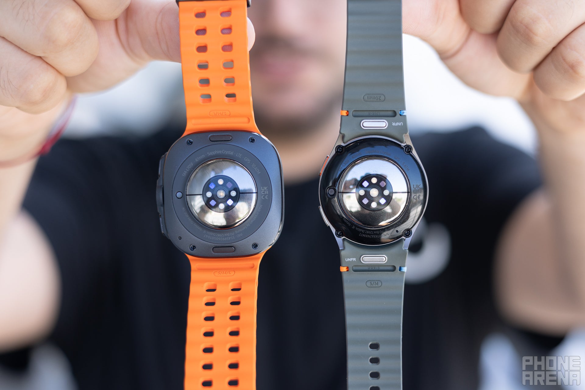 The Galaxy Watch Ultra has a couple of extras but overall these two are very close (Image by PhoneArena) - Samsung Galaxy Watch Ultra vs Galaxy Watch 7: Rugged vs stylish