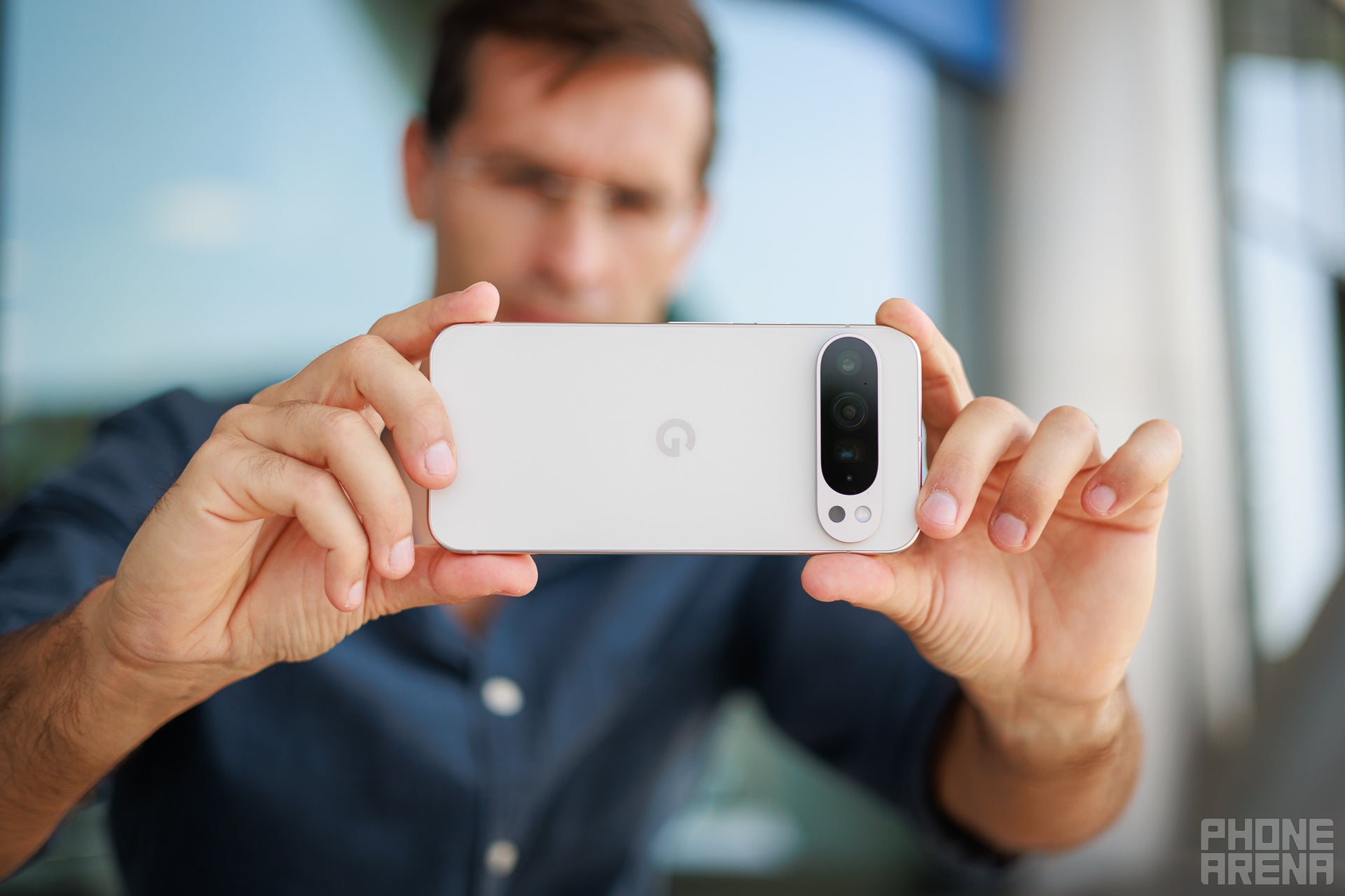 Slight improvements to the rear cameras, and a very wide new front camera (Image by PhoneArena) - Google Pixel 9 Pro XL Review: The premium AI flagship