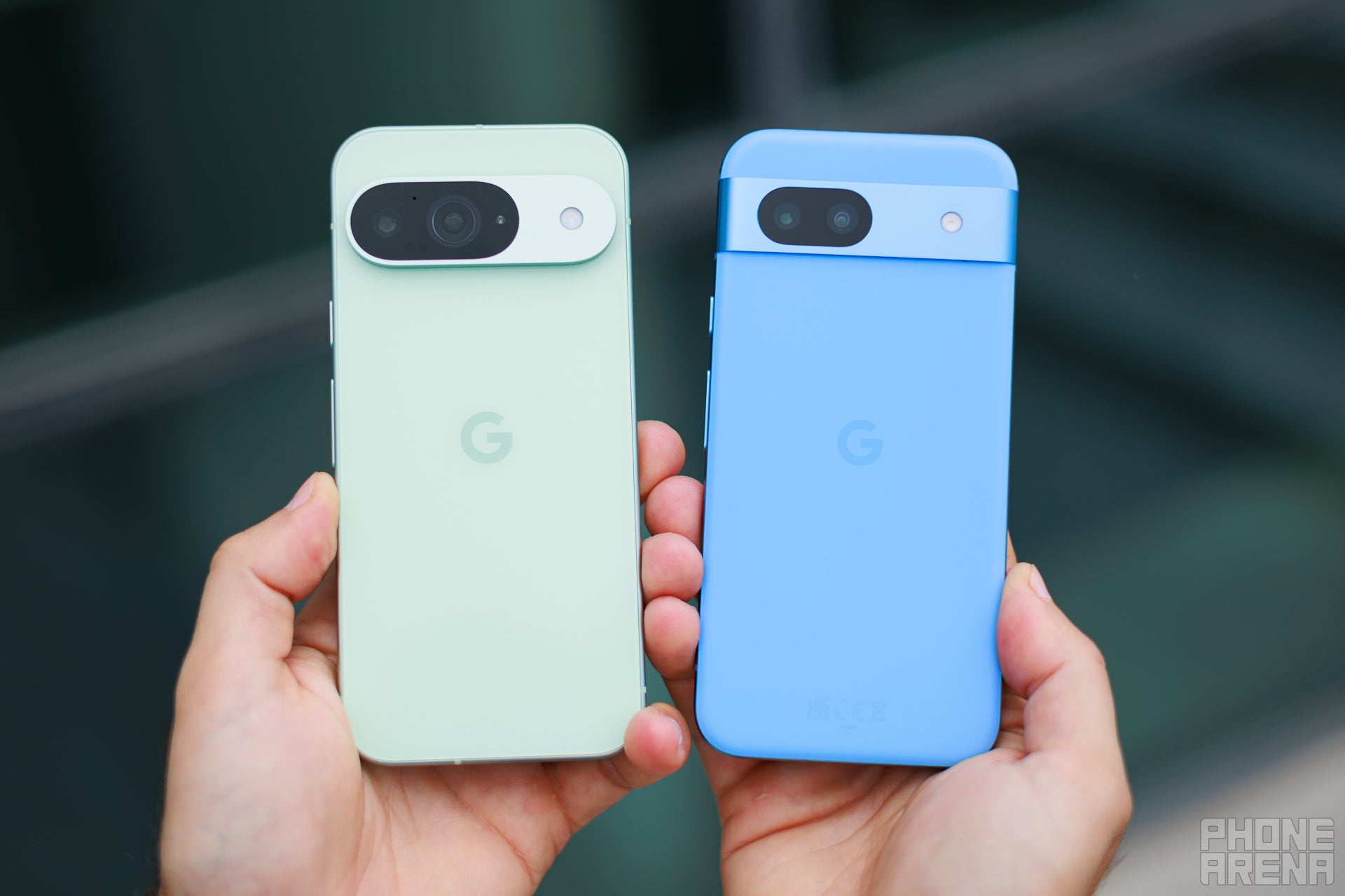 Pixel 9 feels much different in the hand compared to the 8a. (Image by PhoneArena) - Pixel 9 vs Pixel 8a: The price gap widens