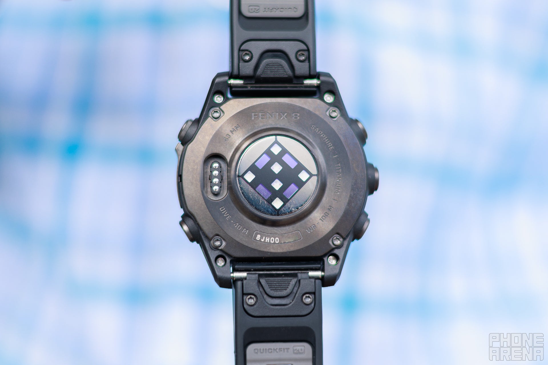 Fenix 8 uses Garmin&#039;s new Elevate Gen 5 sensor and it works well (Image by PhoneArena) - Garmin Fenix 8 Review: Superb, but costly