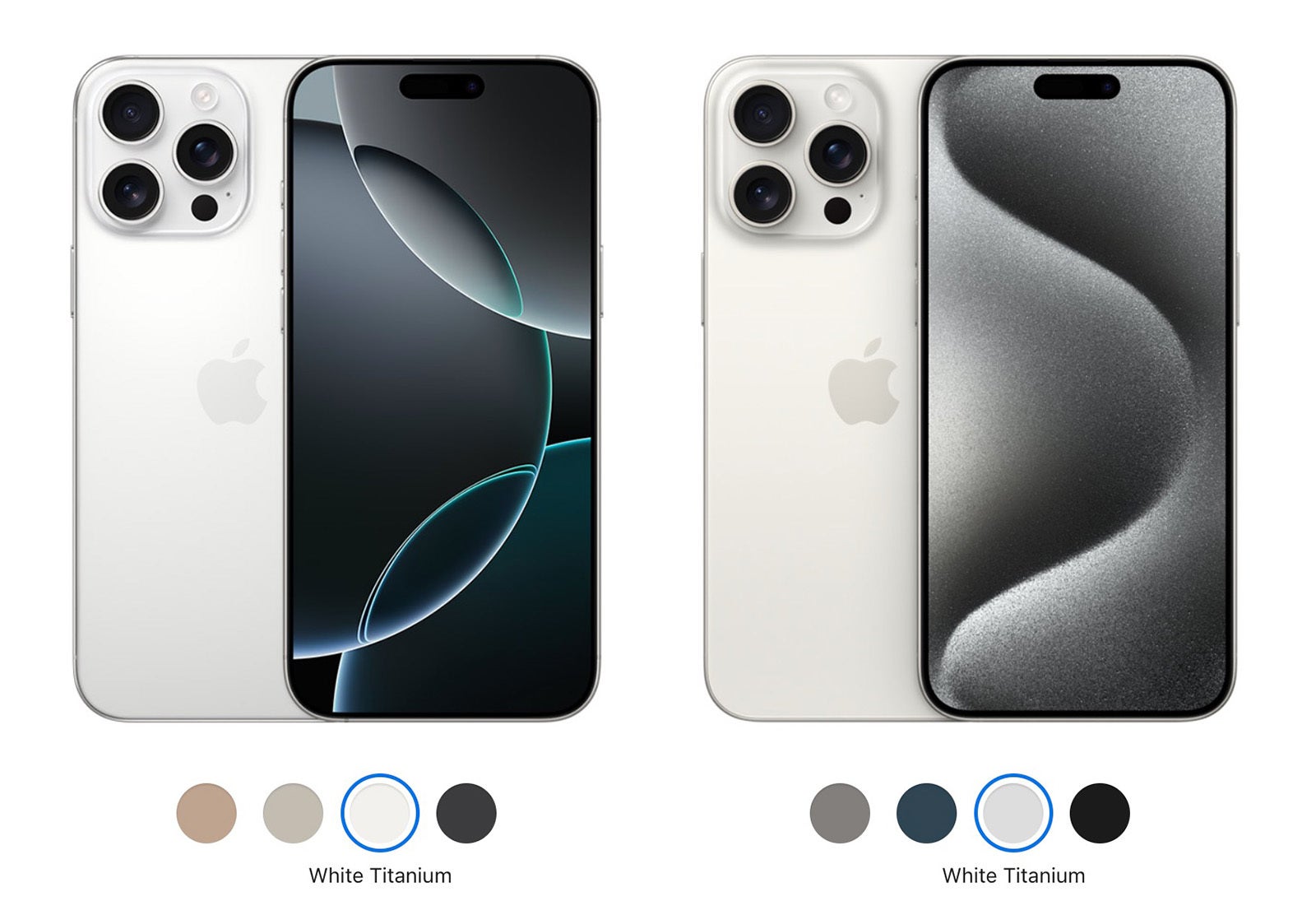 White is brighter and not as warm as before - Apple iPhone 16 Pro Max vs iPhone 15 Pro Max: Save your money!