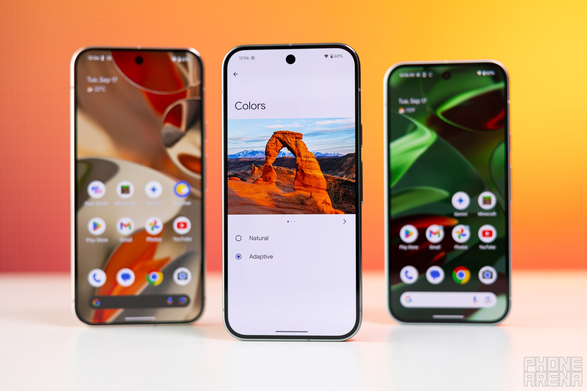 These are some of the best displays on a phone we have tested to date. (Image credit PhoneArena) - Pixel 9 Pro XL vs Pixel 9 Pro vs Pixel 9: Pick the right one for you