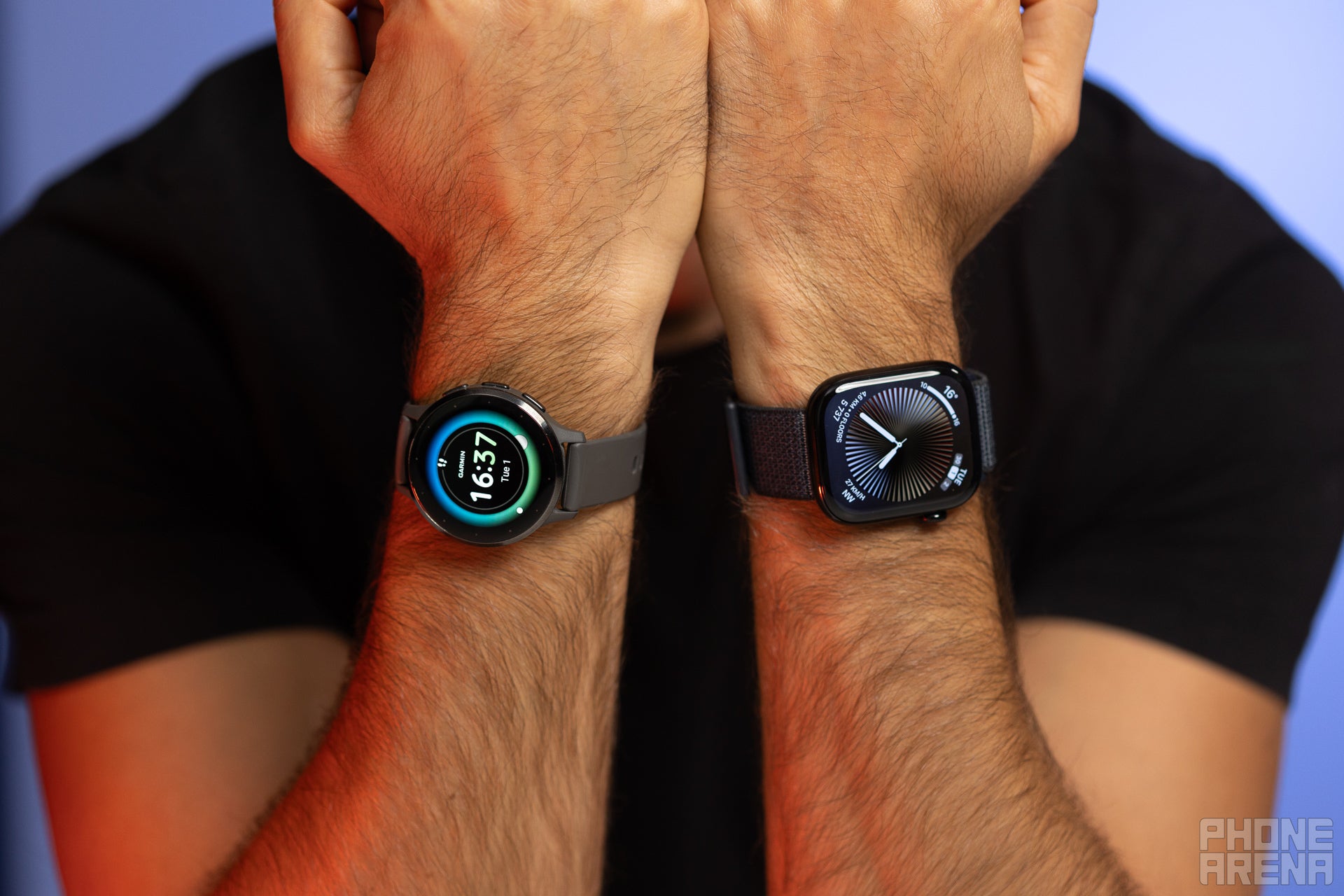 If you are into sports and value battery life, the Garmin is still the way to go, but for everything else the Apple Watch feels superior (Image by PhoneArena) - Garmin Venu 3 vs Apple Watch Series 10: Which one should you go for?