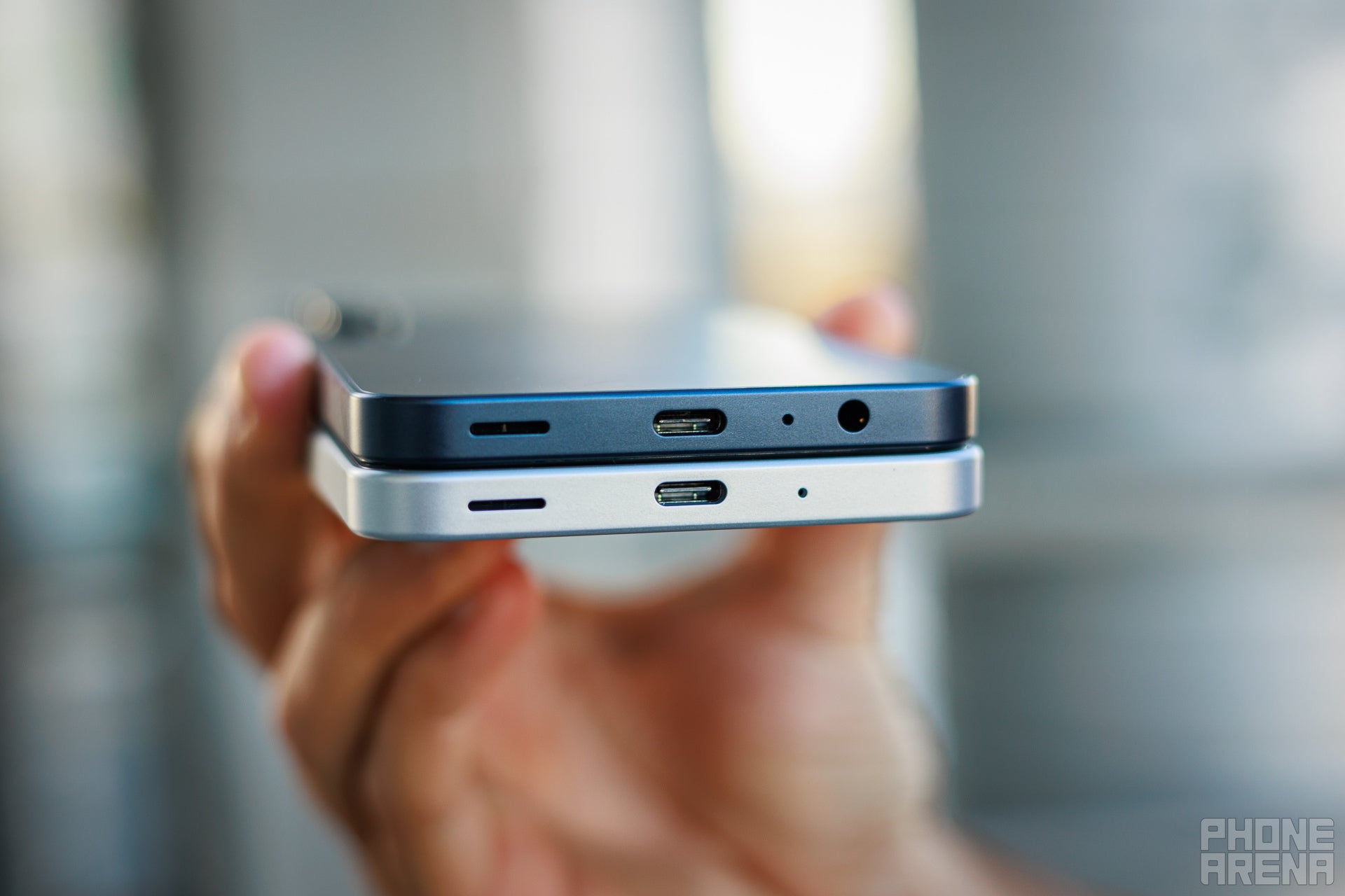 The headphone jack is gone on the A16 5G (Image by PhoneArena) - Samsung Galaxy A16 5G vs Galaxy A15 5G: What&#039;s new?