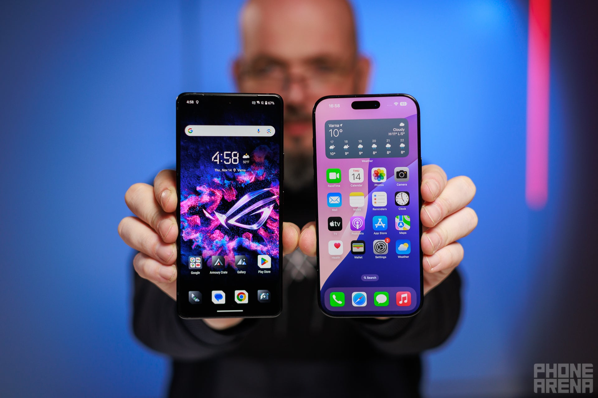 ROG Phone 9 Pro vs iPhone 16 Pro Max: 3 nm in the right direction