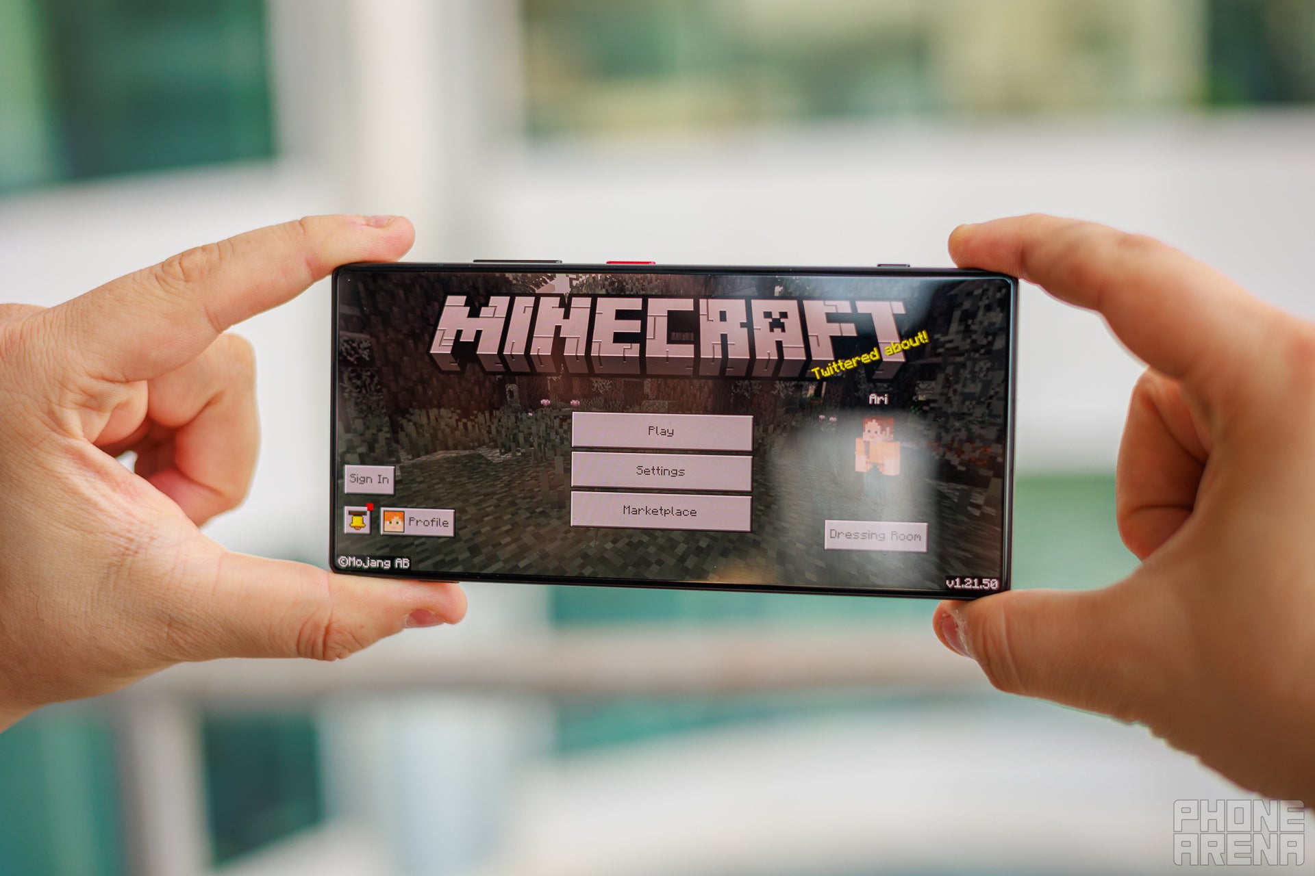 Don&#039;t judge, Minecraft is life (Image by PhoneArena) - Nubia Z70 Ultra review: A value-packed flagship with cutting-edge performance