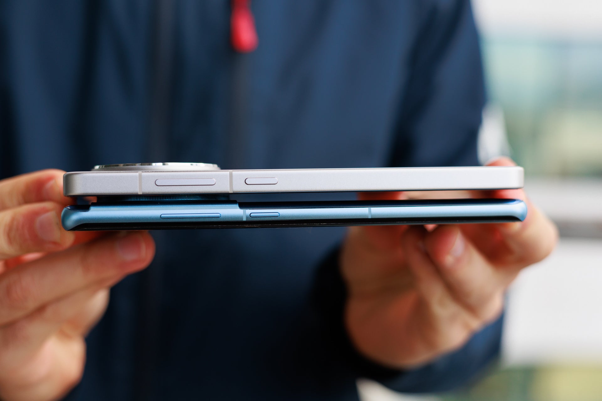 No more curved glass for the "R" line, and we welcome this change. | Image by PhoneArena. - OnePlus 13R vs OnePlus 12R: A great upgrade with some trade-offs