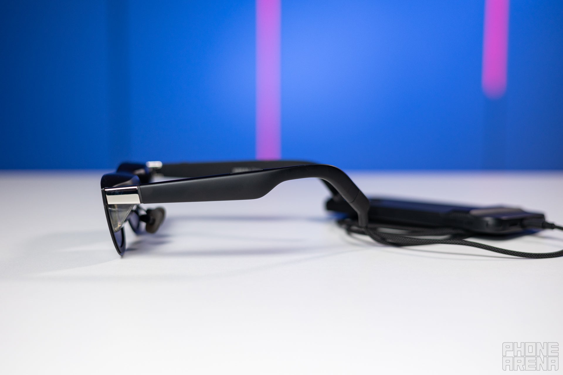 Xreal One, side | Image credit - PhoneArena - Xreal One review: Another big step ahead for augmented reality glasses