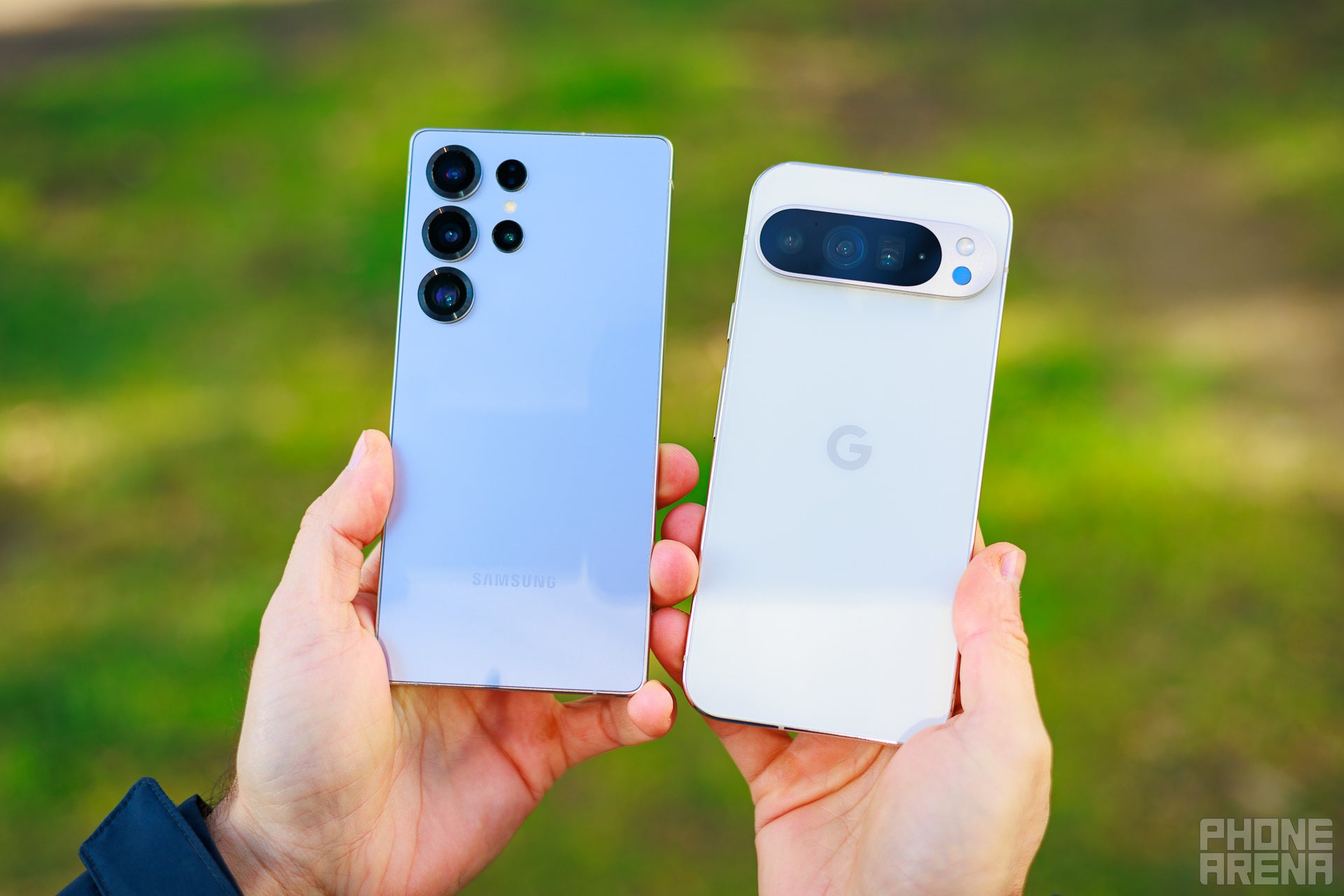 It seems like flagship colors are getting less and less recognizable these days. | Image by PhoneArena&quot;&amp;nbsp - Samsung Galaxy S25 Ultra vs Google Pixel 9 Pro XL: A friendly but heated rivalry