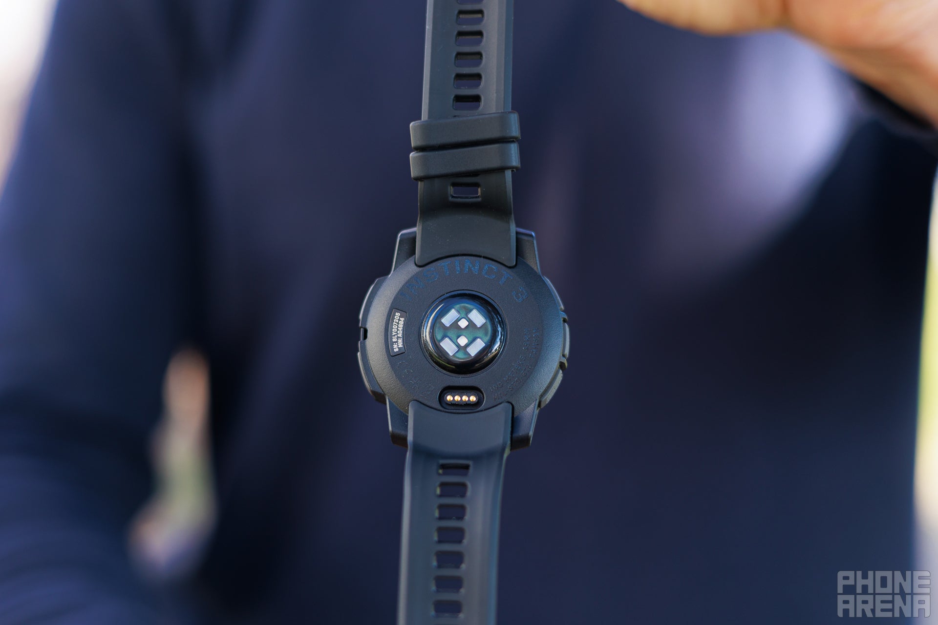 The Instinct 3 uses the Elevate Gen 4 sensor, not the newer Gen 5 version, which is surprising (Image by PhoneArena) - Garmin Instinct 3 (AMOLED) Review: Rugged perfection