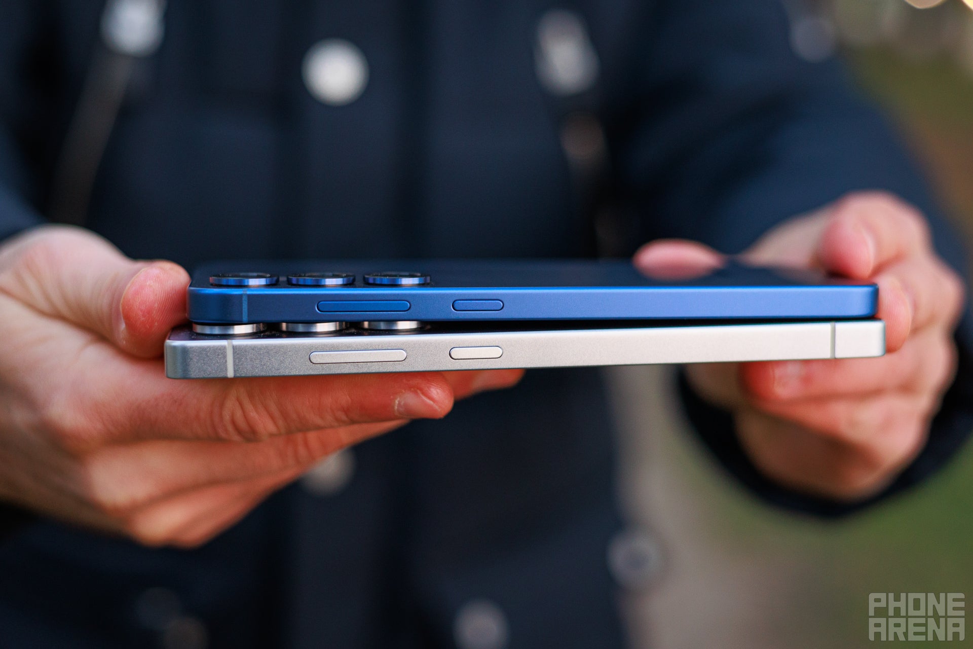 Both are thinner than last year (Image by PhoneArena) - Samsung Galaxy S25 Ultra vs Galaxy S25 Plus: Go big or go smart?