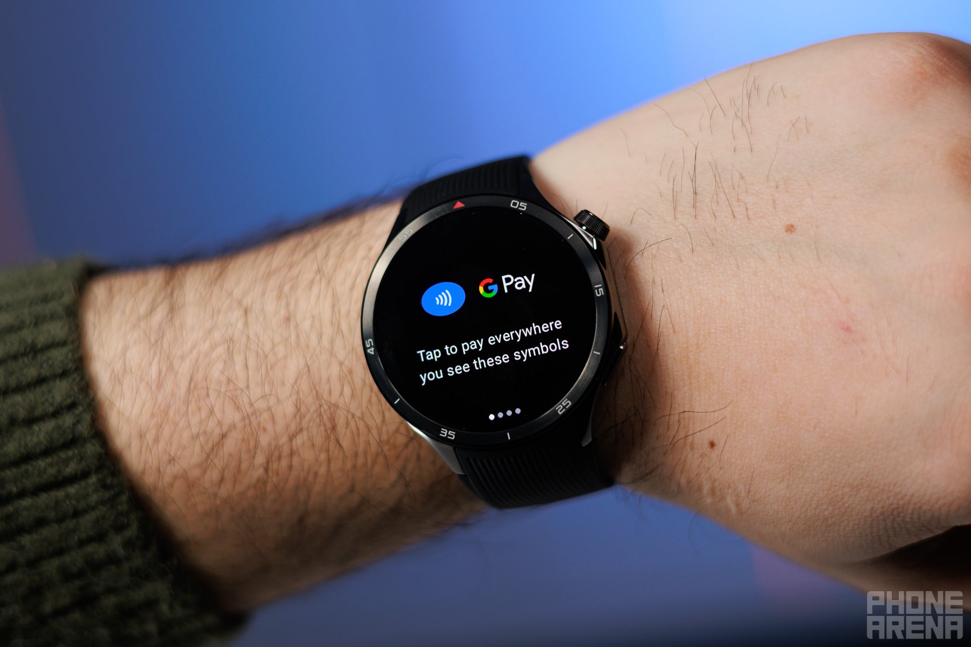 Google Pay is supported, of course (Image by PhoneArena) - OnePlus Watch 3 review: The smartwatch you should get in 2025