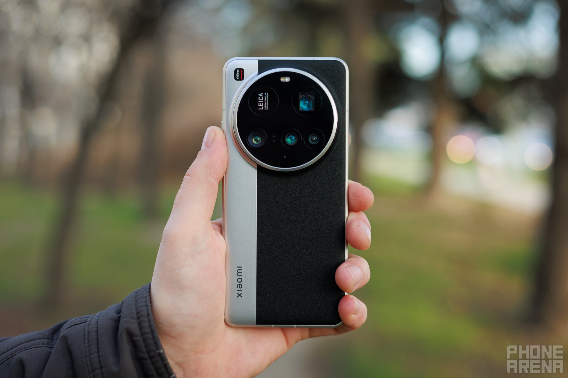 Dual-tone looks that remind of a classic Leica camera (Image by PhoneArena) - XIaomi 15 Ultra review: A spectacular camera with a phone attached to it