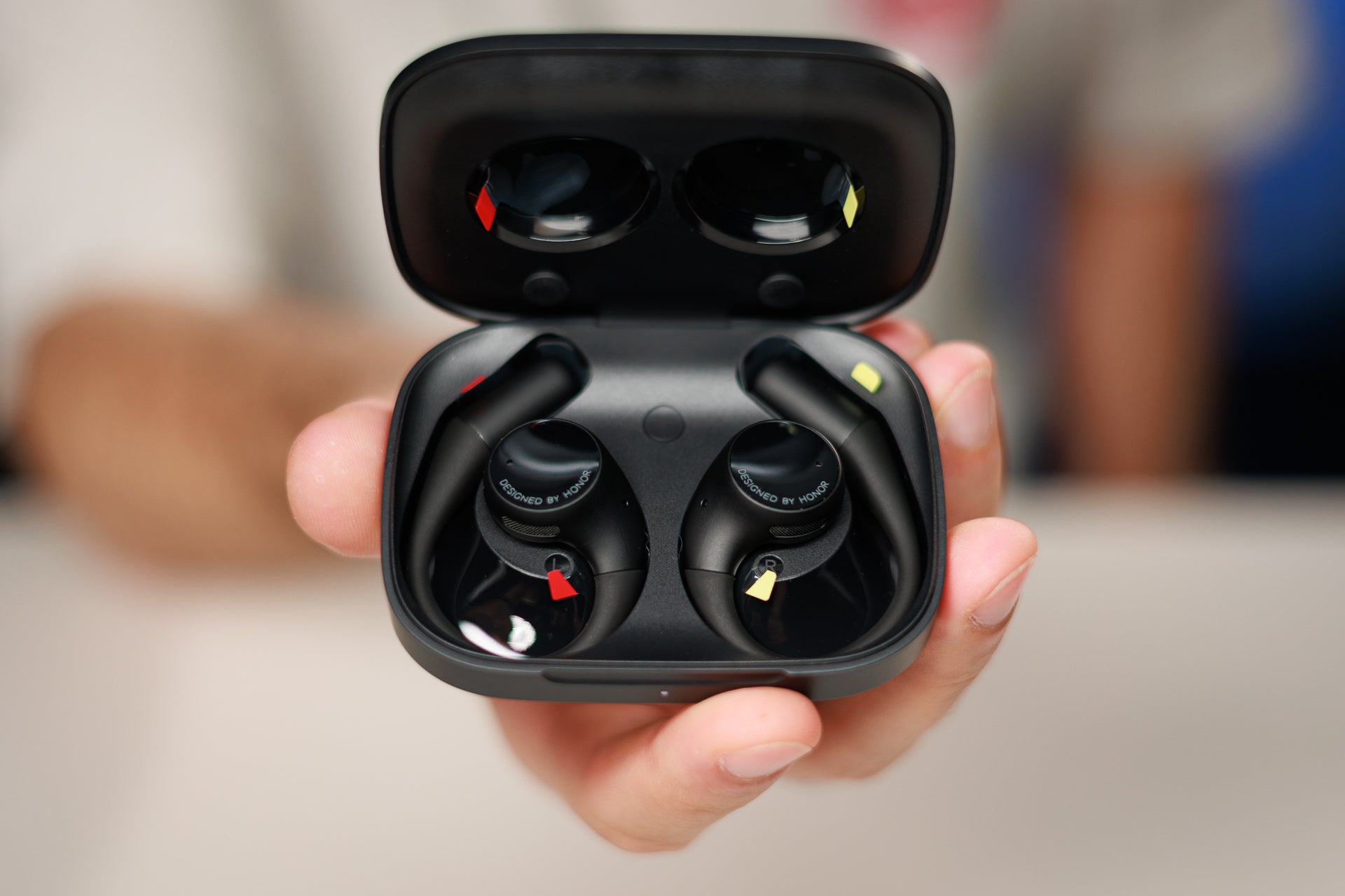 The Honor Earbuds Open sound surprisingly full and rich for an open-ear model | Image by PhoneArena - Honor Earbuds Open Review: A great in-ear alternative