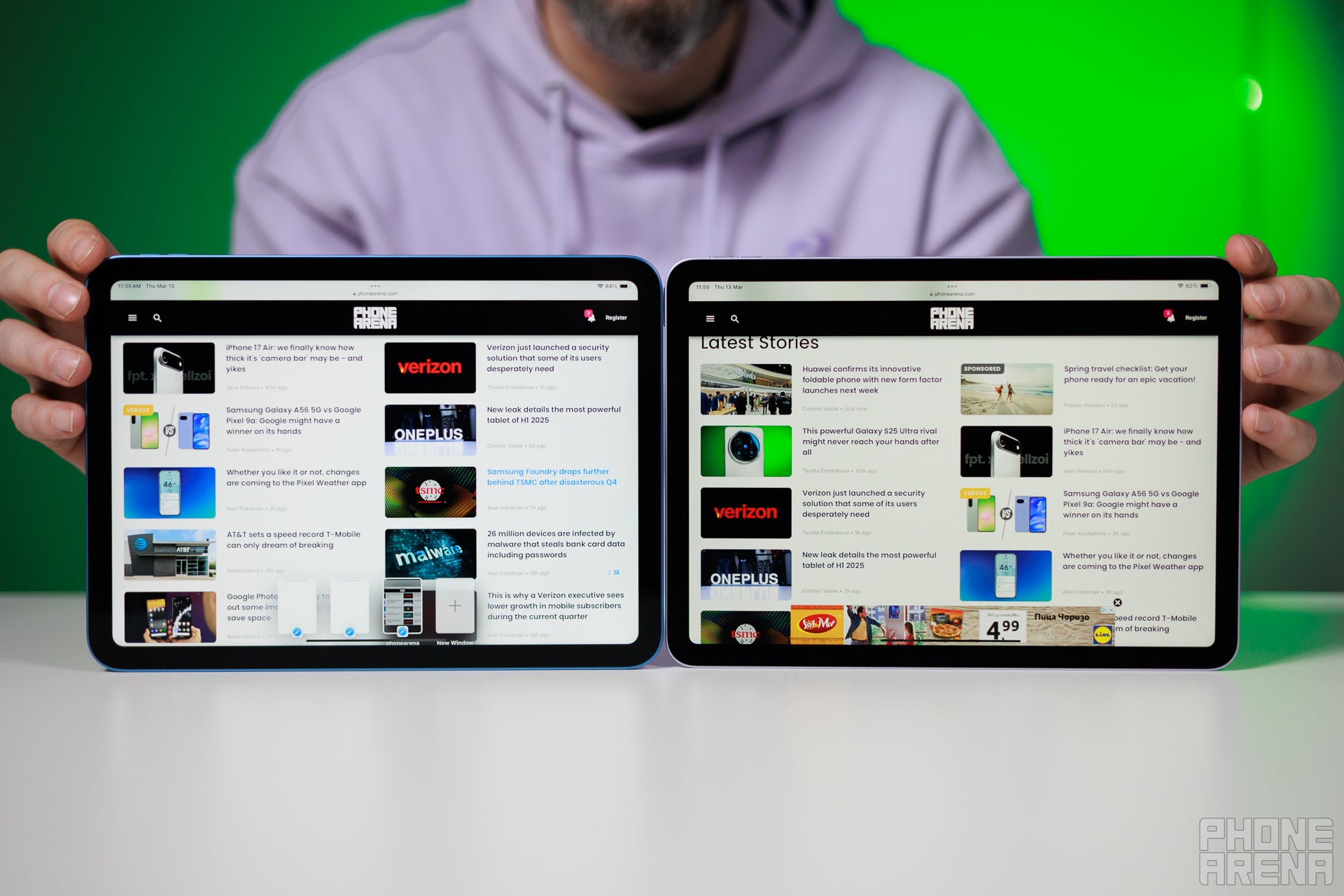 There's a lot of overlap (Image credit - PhoneArena) - iPad A16 vs iPad Air M3: who's the real iPad Pro killer here?