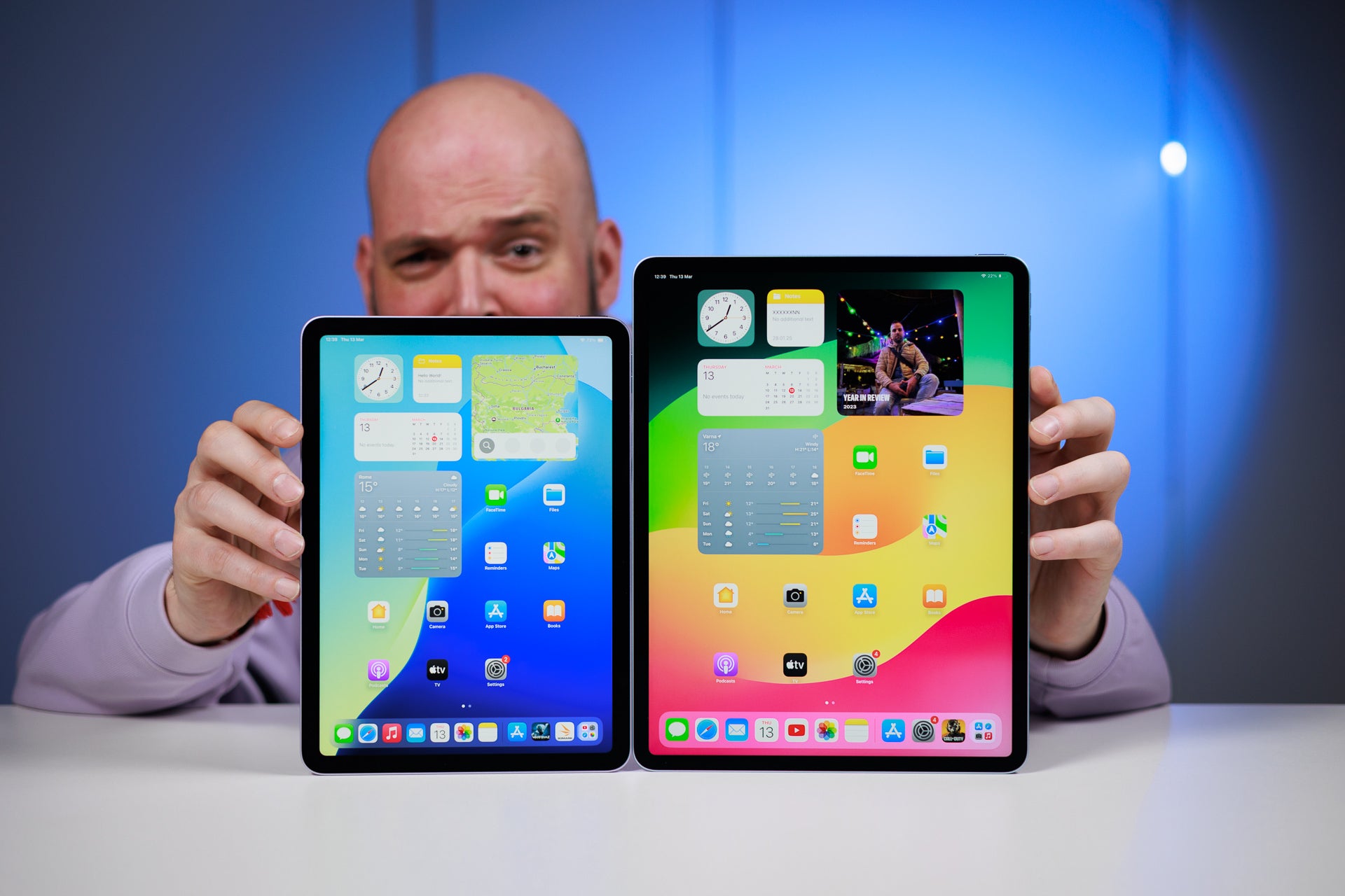 Good displays, but still 60Hz and LCD (Image by PhoneArena) - Apple iPad Air M3 (2025) vs iPad Air M2 (2024): Main differences