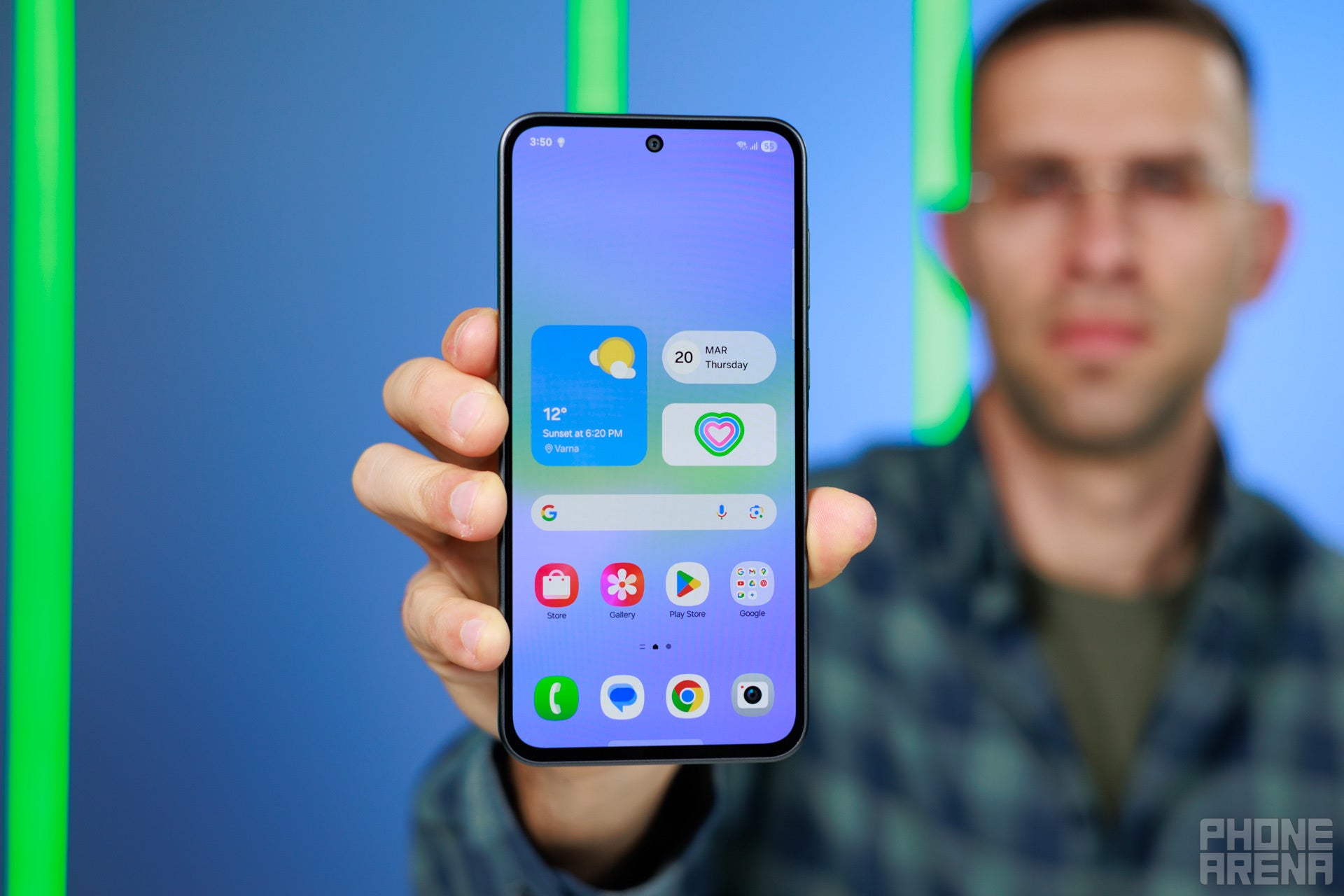It&#039;s an okay display, all things considered, but nothing extraordinary (Image by PhoneArena) - Samsung Galaxy A36 Review: Mid-range goodness, but can it hold off its rivals?