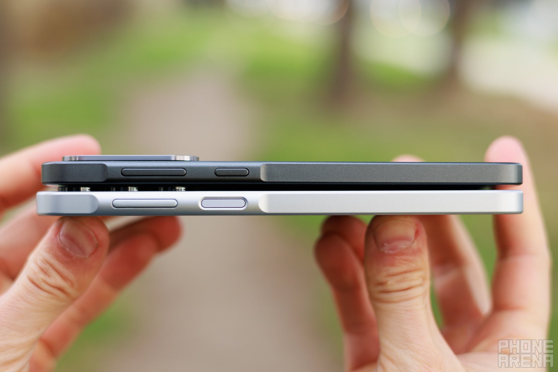 Similar sizes (Image by PhoneArena) - Samsung Galaxy A36 5G vs Galaxy A16 5G: Does double the price mean double the phone?