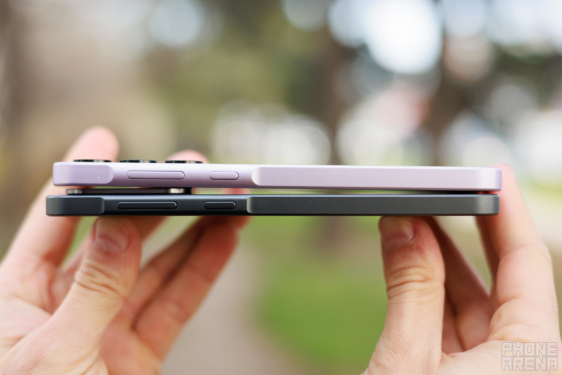 The Galaxy A36 is thinner than its predecessor (Image by PhoneArena) - Samsung Galaxy A36 5G vs Galaxy A35 5G: Main differences