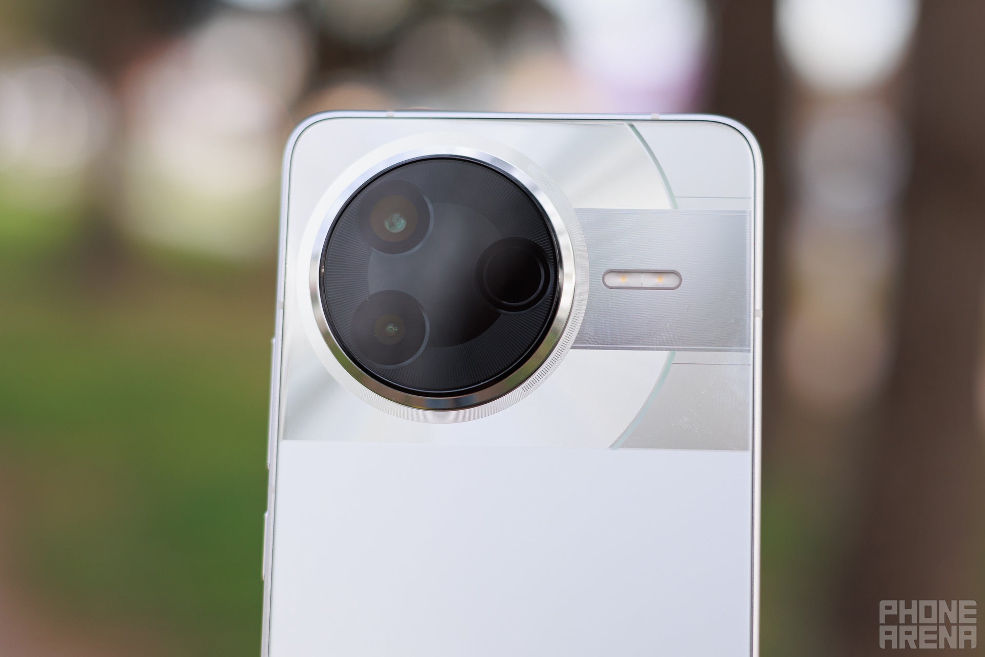 The camera housing is the same as the Ultra model, but there&#039;s one camera missing | Image by PhoneArena - Poco F7 Pro Review: The new OnePlus?