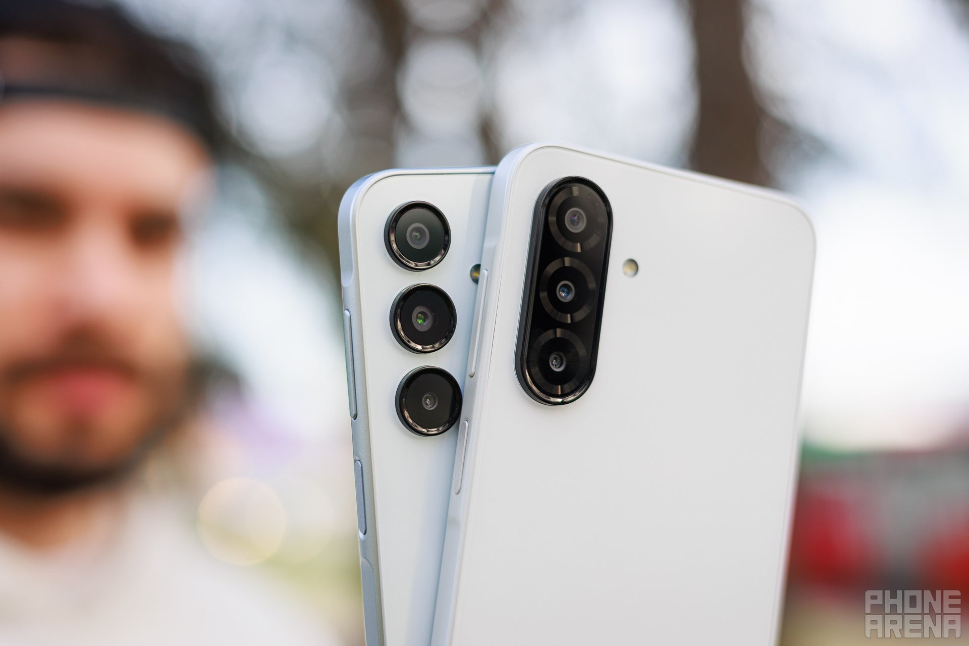Samsung has unified the three lenses under a single camera module. | Image by PhoneArena - Galaxy A26 vs A16: You might want to pay the higher price