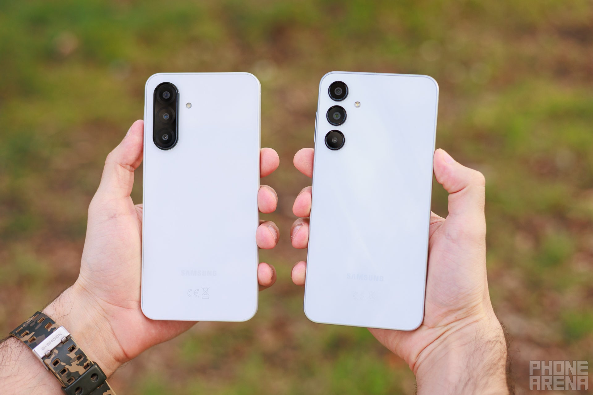 You can clearly tell the A26 from the A16, unlike their predecessors. | Image by PhoneArena - Galaxy A26 vs A16: You might want to pay the higher price