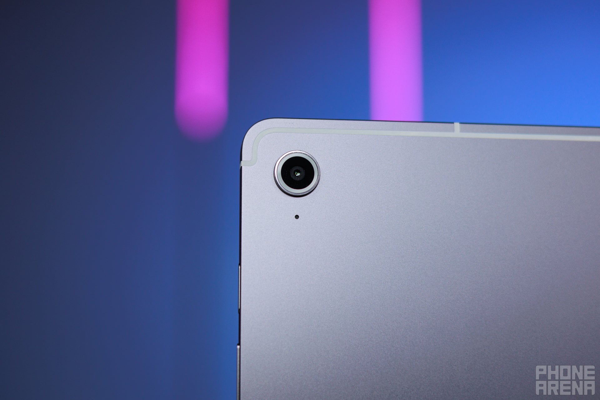 A lonely camera at the back (Image by PhoneArena) - Samsung Galaxy Tab S10 FE Plus Review: Larger screen, fewer cameras, but great value