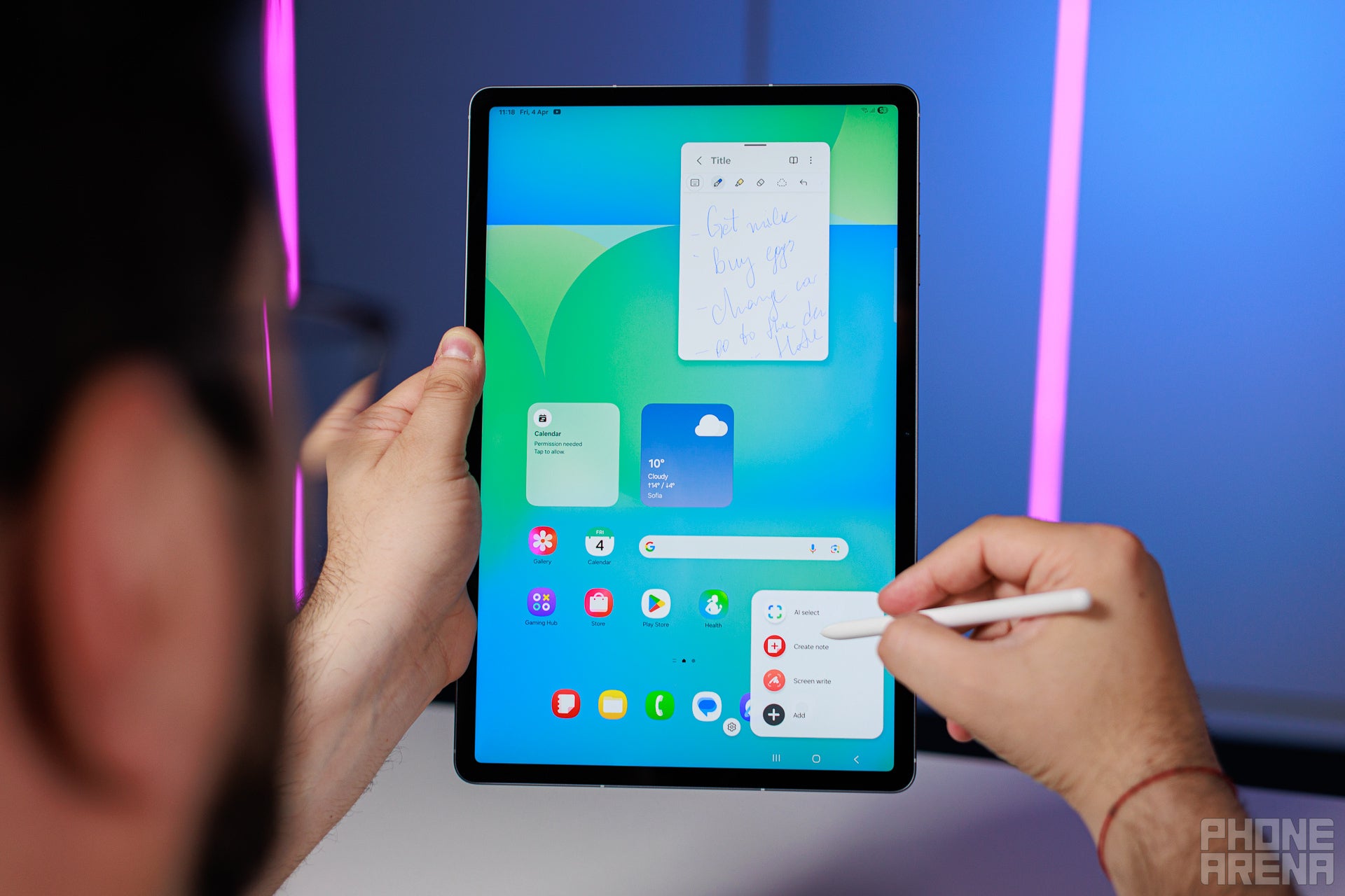 One UI 7 looks great, here's to hoping it's not buggy (Image by PhoneArena) - Samsung Galaxy Tab S10 FE Plus Review: Larger screen, fewer cameras, but great value