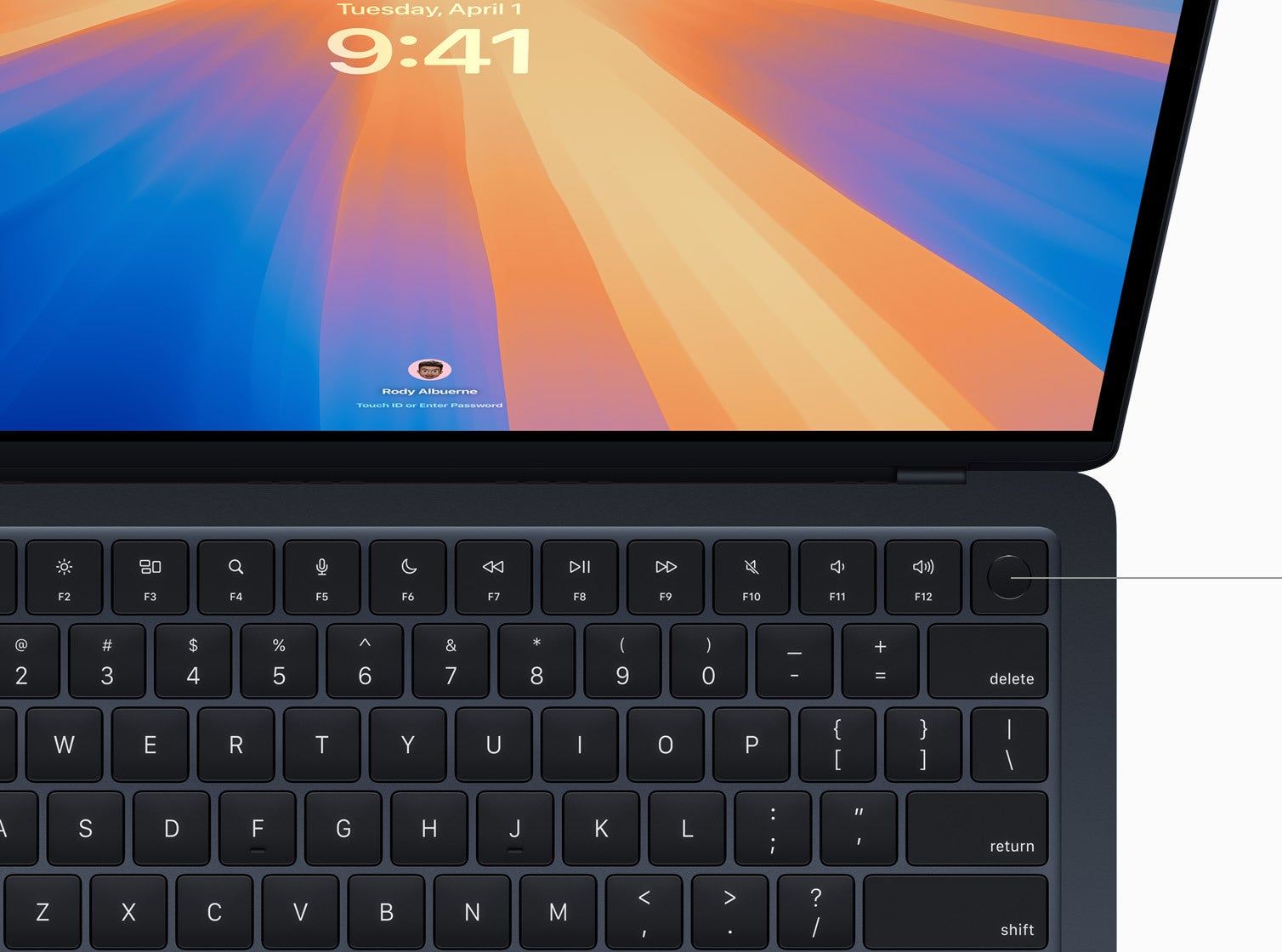 Despite the onslaught of Face ID on the iPhone, Touch ID is alive and well on the MacBook line (Image Credit-Apple) - MacBook Air M4 13-inch vs 15-inch: Portability versus functionality