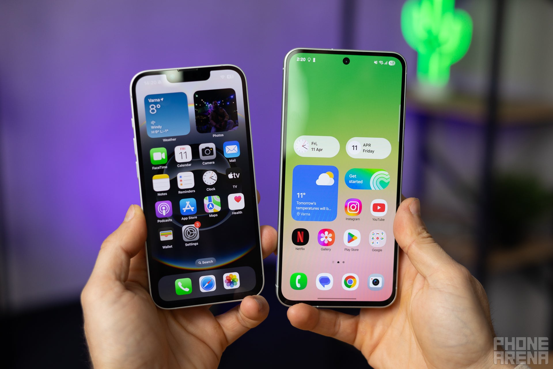 Apple iPhone 16e vs Samsung Galaxy A56: Great starting points