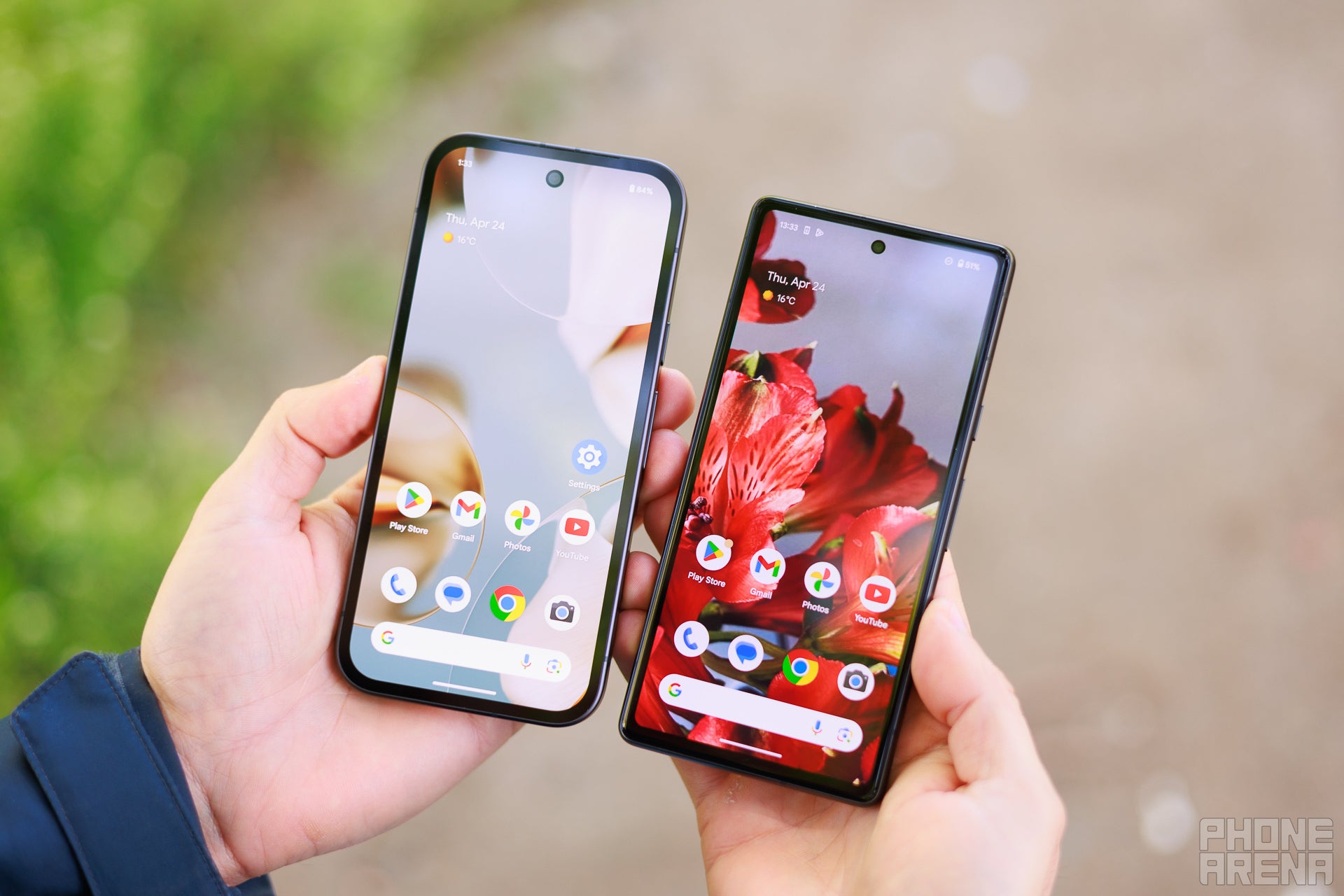 Image by PhoneArena - Pixel 9a vs Pixel 7a preliminary comparison: Just two years, but the evolution is massive