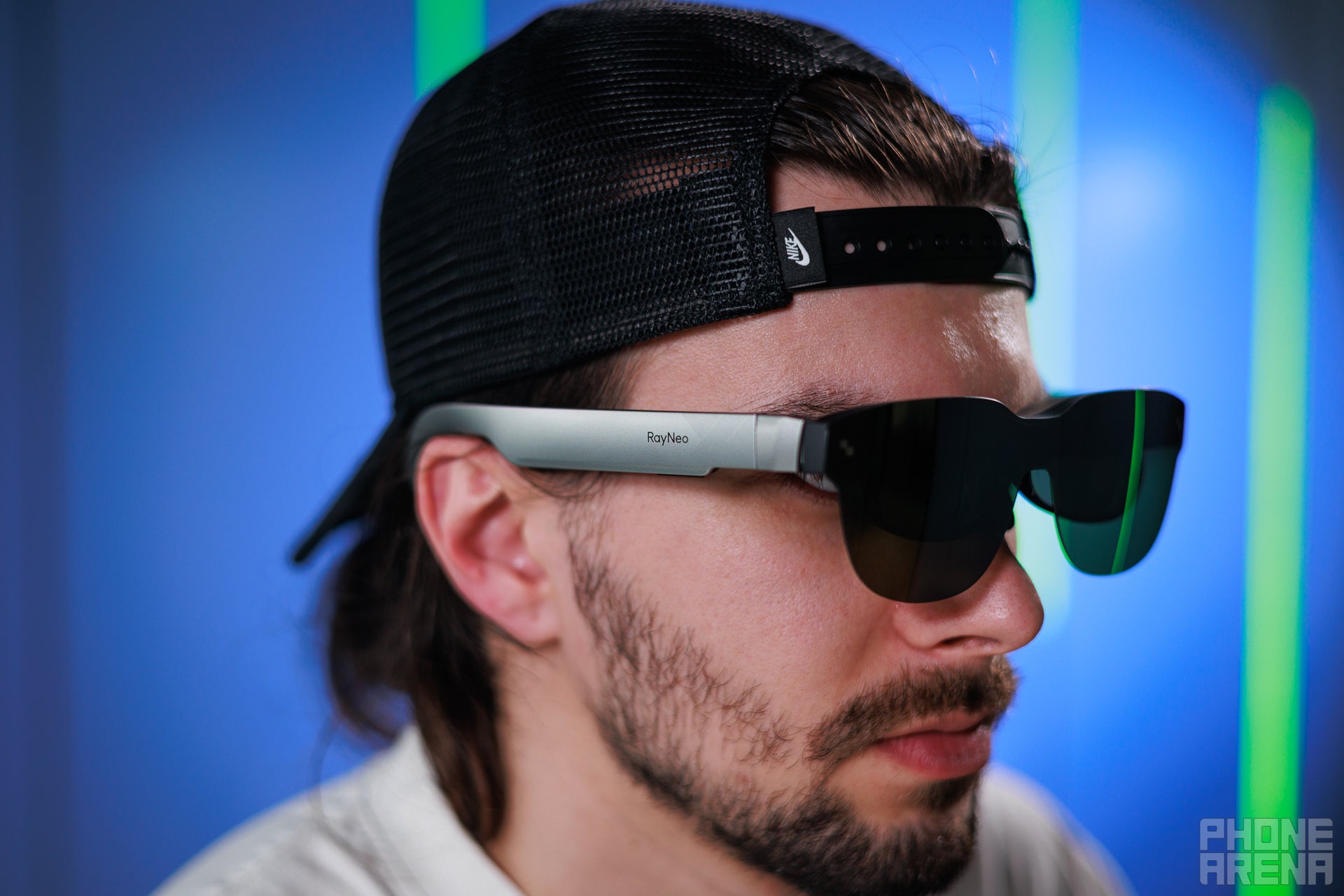 It won&#039;t always look like it, but you can watch entire movies on these things. | Image by PhoneArena - RayNeo Air 3s review: not quite XR, but hear me out