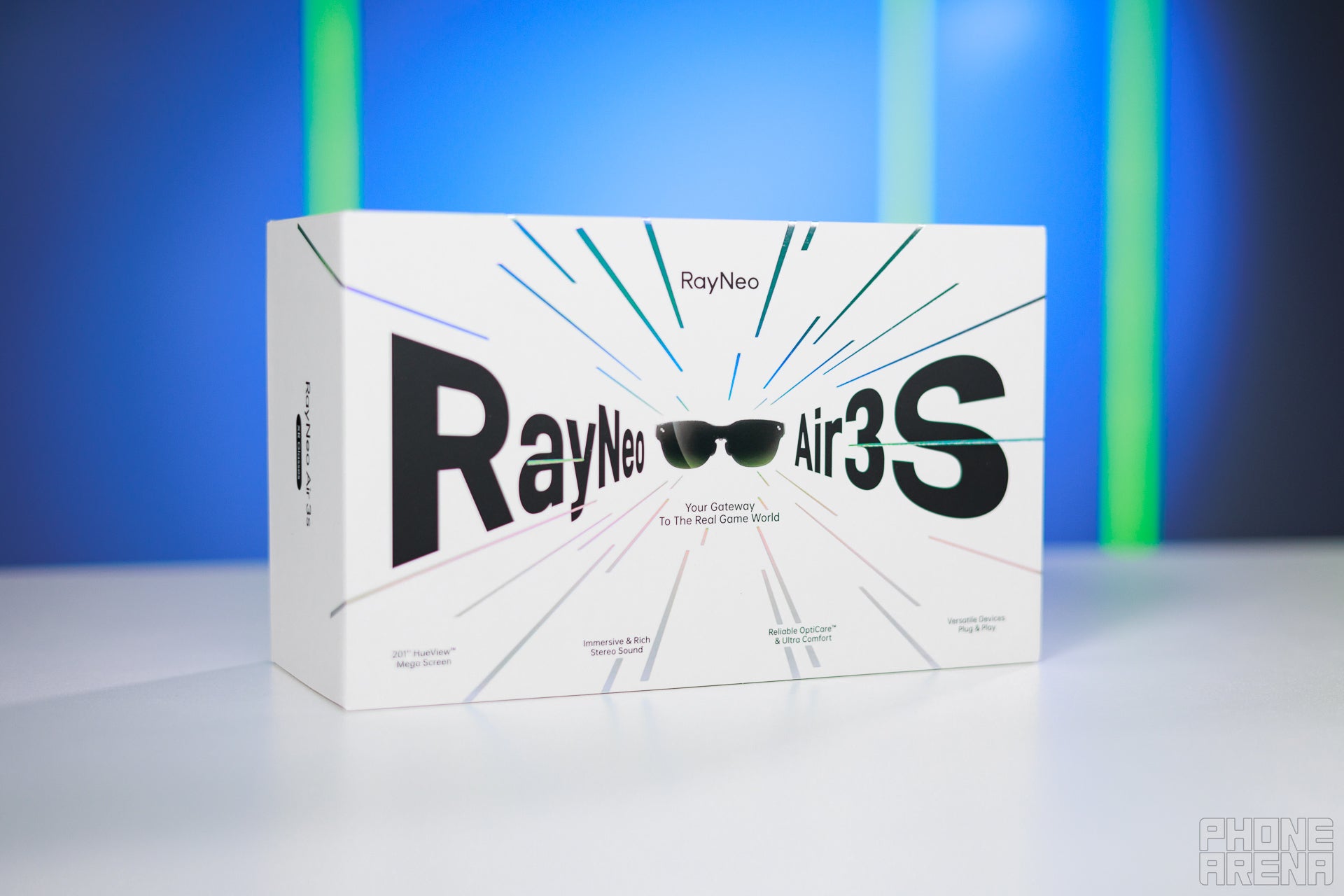 The box of the RayNeo Air 3s. | Image by PhoneArena - RayNeo Air 3s review: not quite XR, but hear me out
