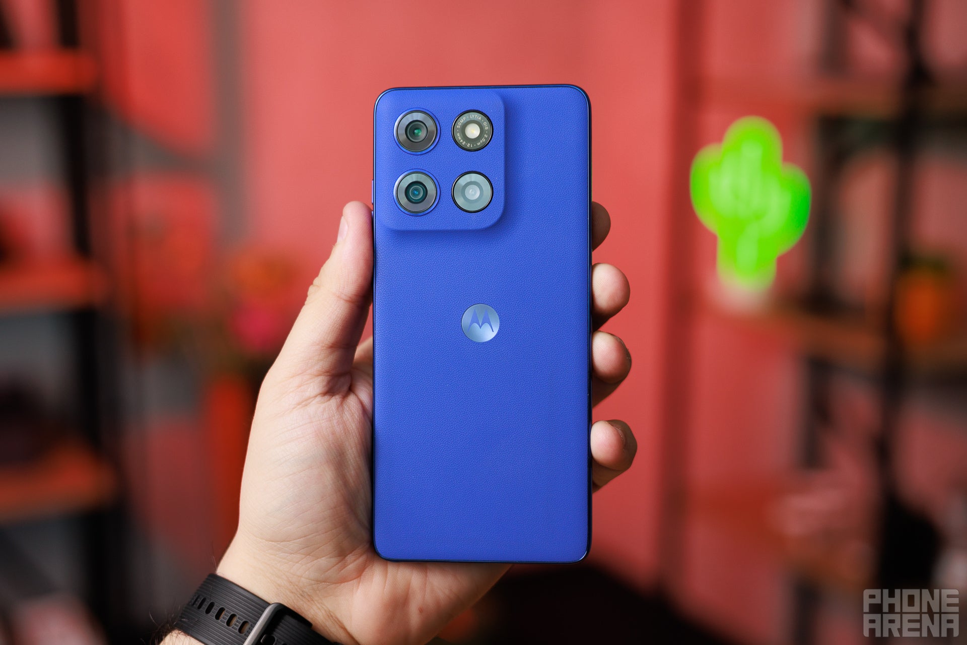 The&amp;nbsp;Gibraltar Sea color is smooth and pleasing to the eyes. | Image by PhoneArena&quot;&amp;nbsp - Moto G Stylus (2025) Review: Major upgrades, but with one big letdown
