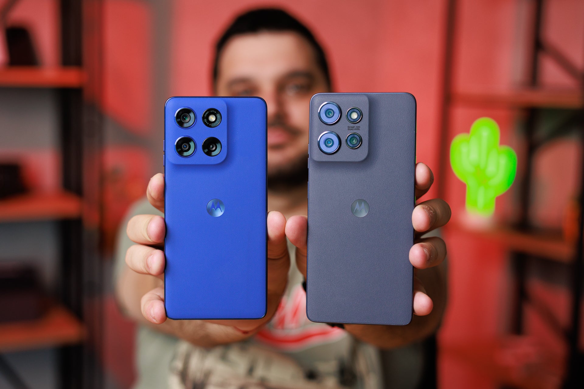 The Moto G Stylus is easier to handle thanks to its smaller body. | Image by PhoneArena - Moto G Stylus 5G (2025) vs Moto G Power 5G (2025): What are the differences