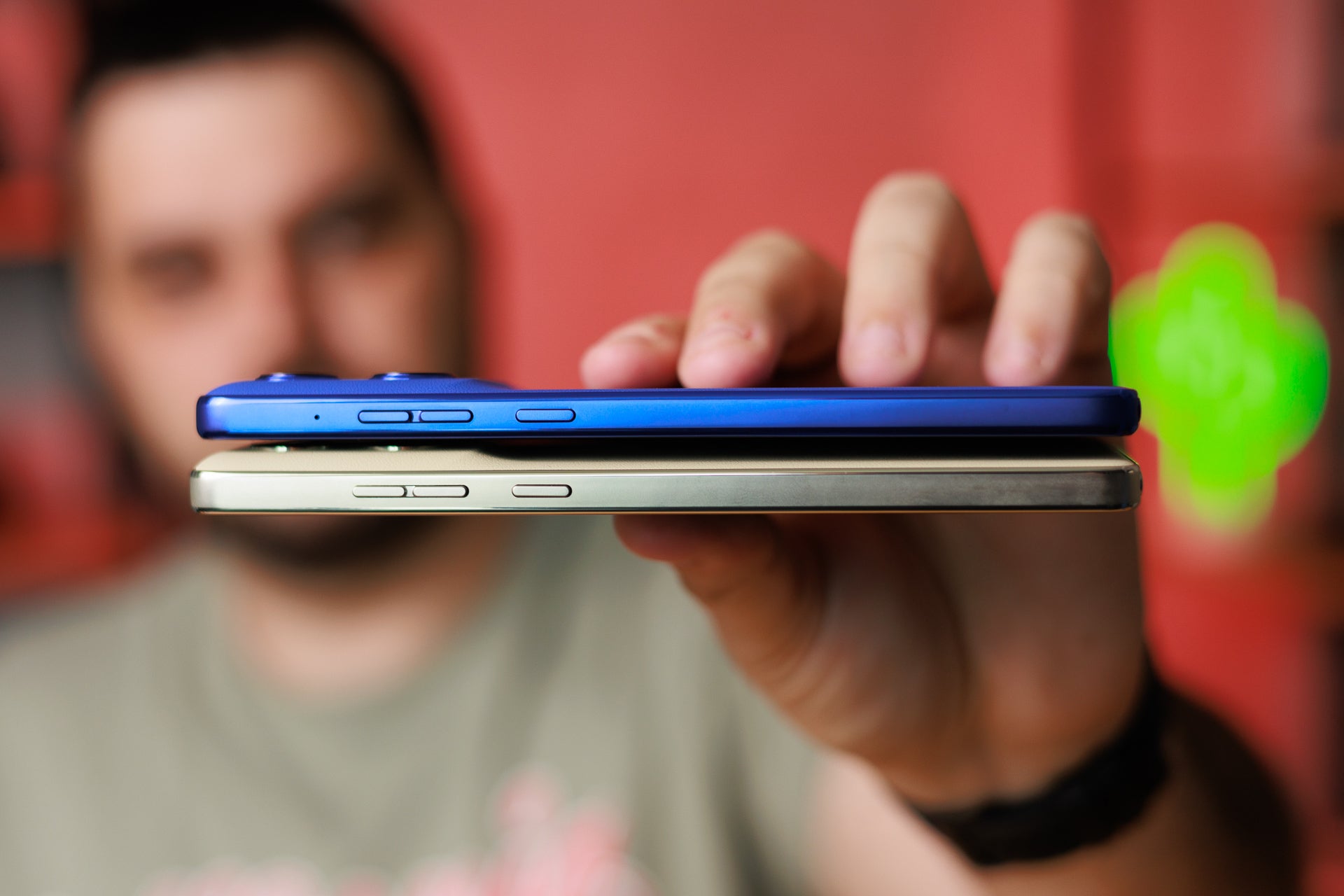 Equally comfortable to hold. | Image by PhoneArena - Moto G Stylus (2025) vs Moto G Stylus (2024): Worth the upgrade over last year’s model?