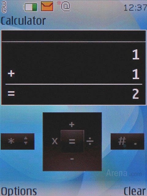 Calculator - Nokia 7900 Prism Review