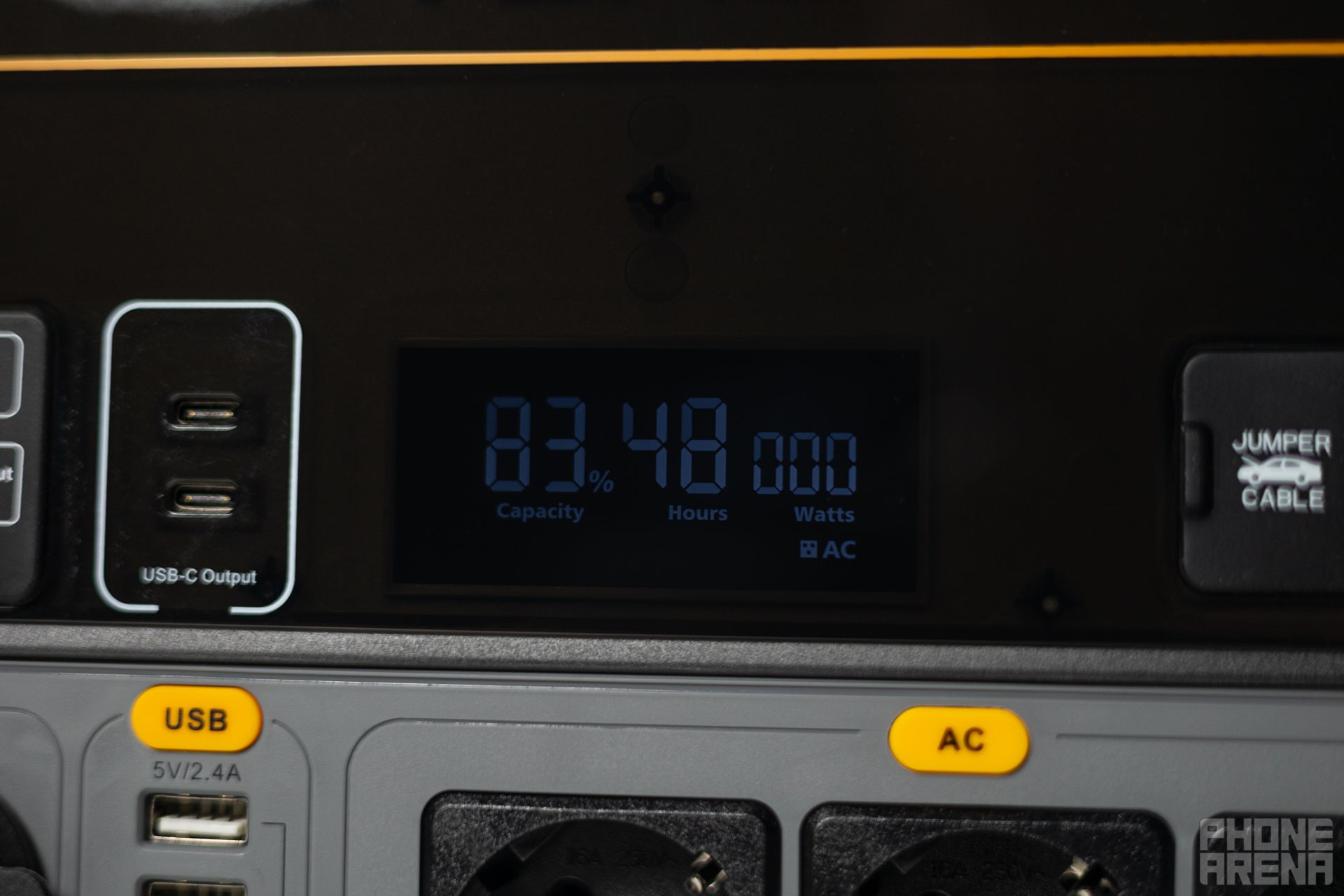 Vtoman FlashSpeed 1500 LCD screen.