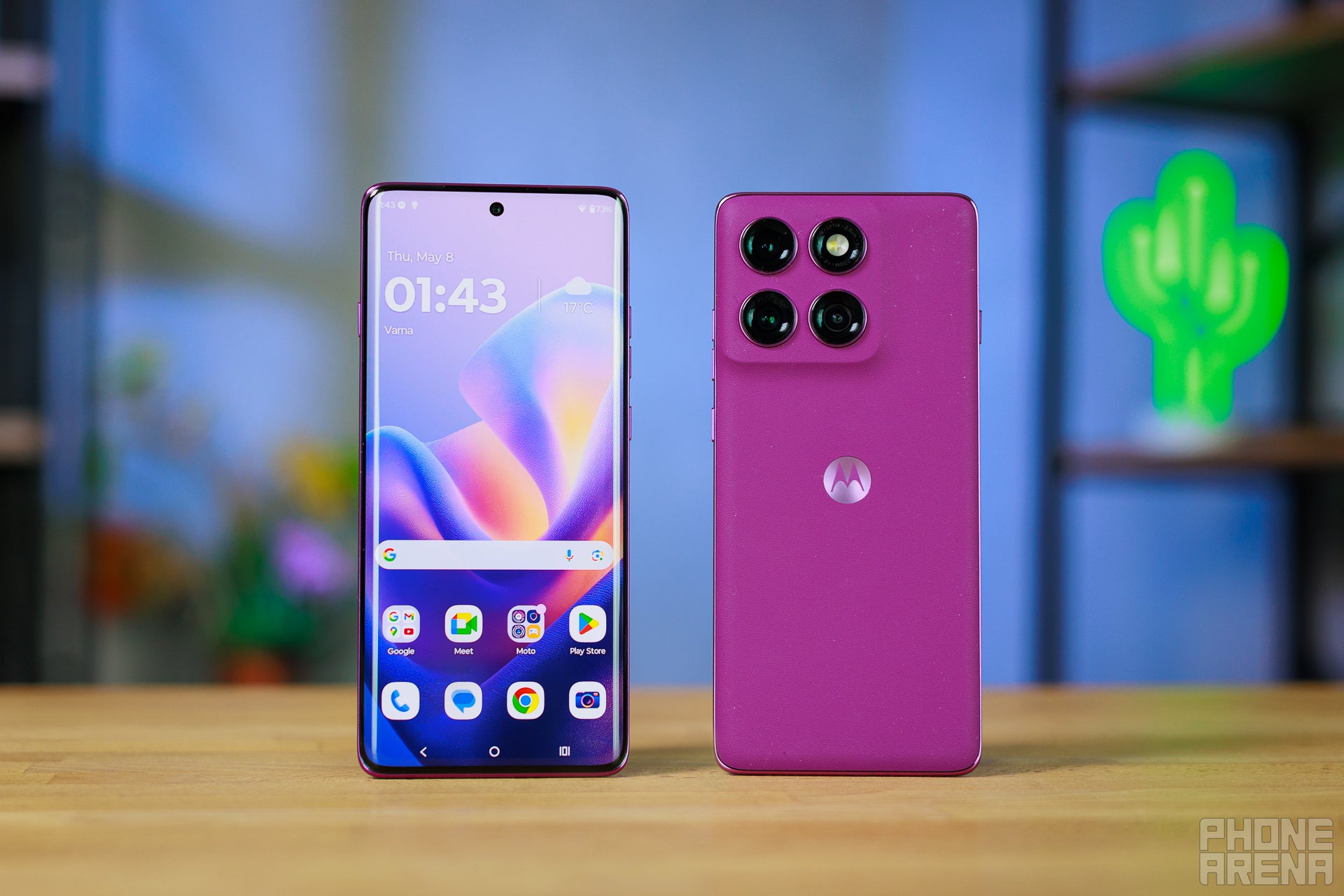 A classic Motorola design. | Image by PhoneArena - Motorola Edge 60 Pro Review: It excels where it matters... and stumbles where it shouldn&#039;t