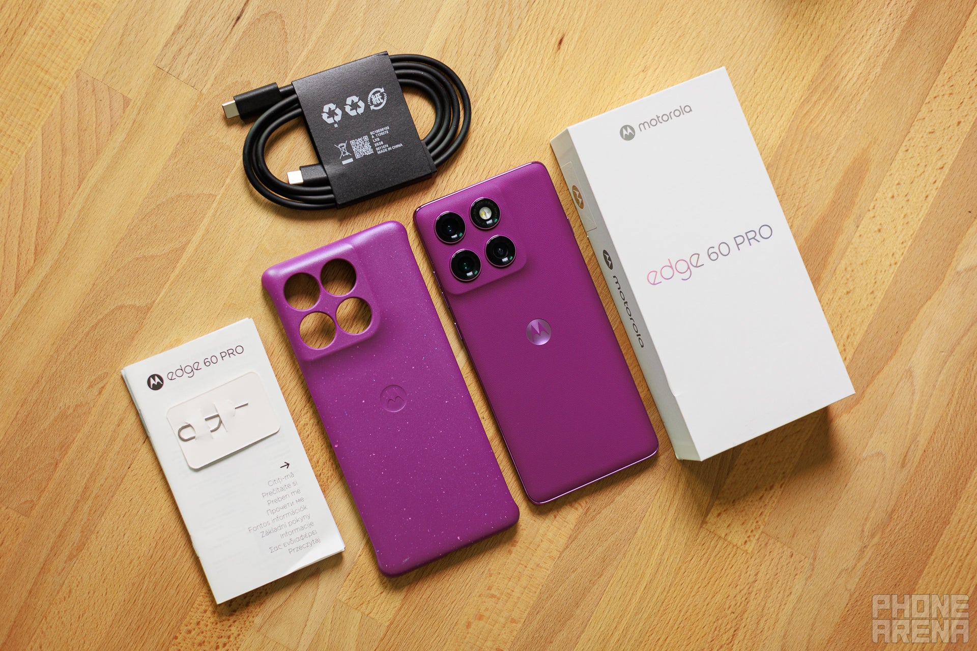 Some goodies in the box. | Image by PhoneArena - Motorola Edge 60 Pro Review: It excels where it matters... and stumbles where it shouldn&#039;t