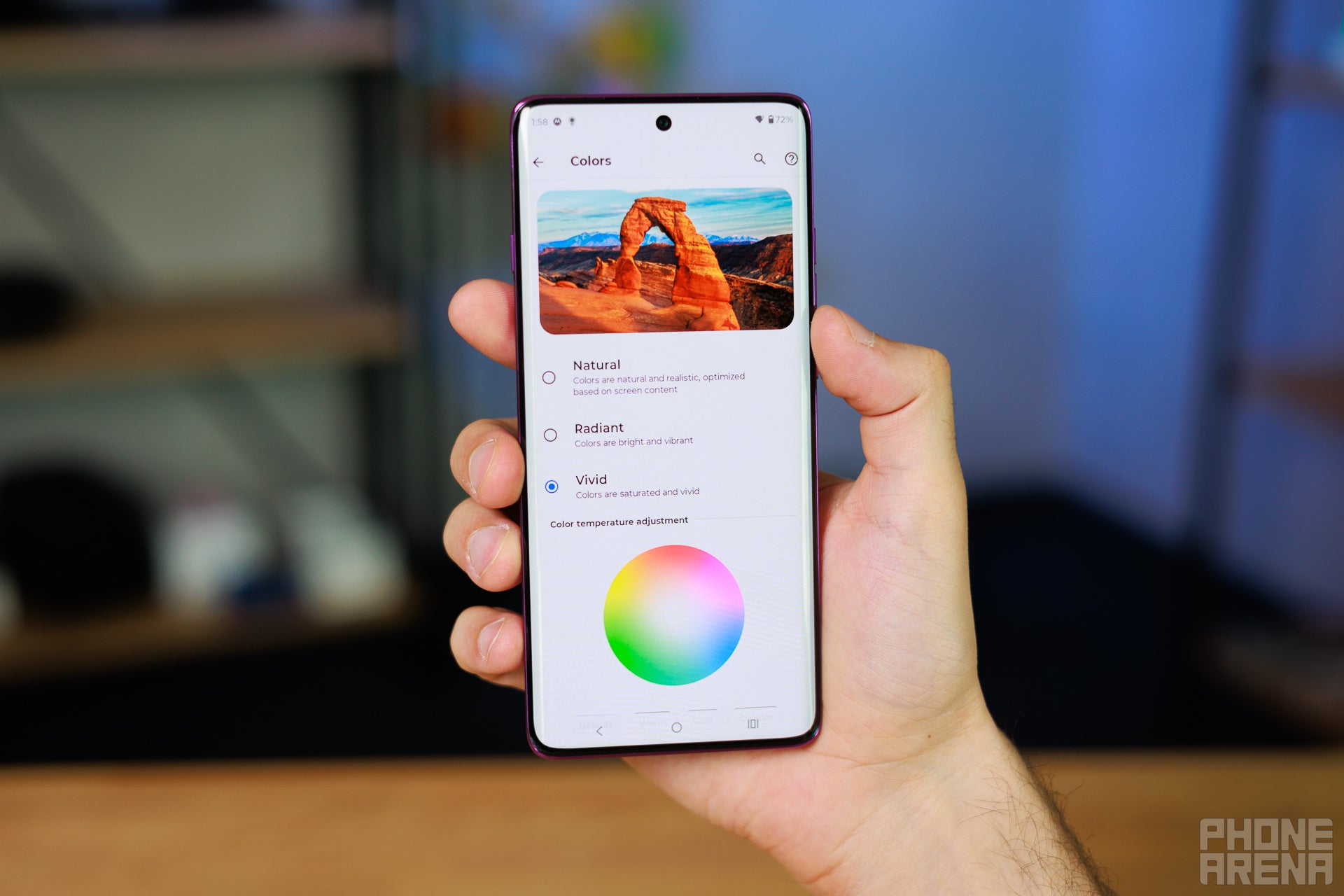 Brightness levels are high enough for most scenarios. | Image by PhoneArena - Motorola Edge 60 Pro Review: It excels where it matters... and stumbles where it shouldn&#039;t