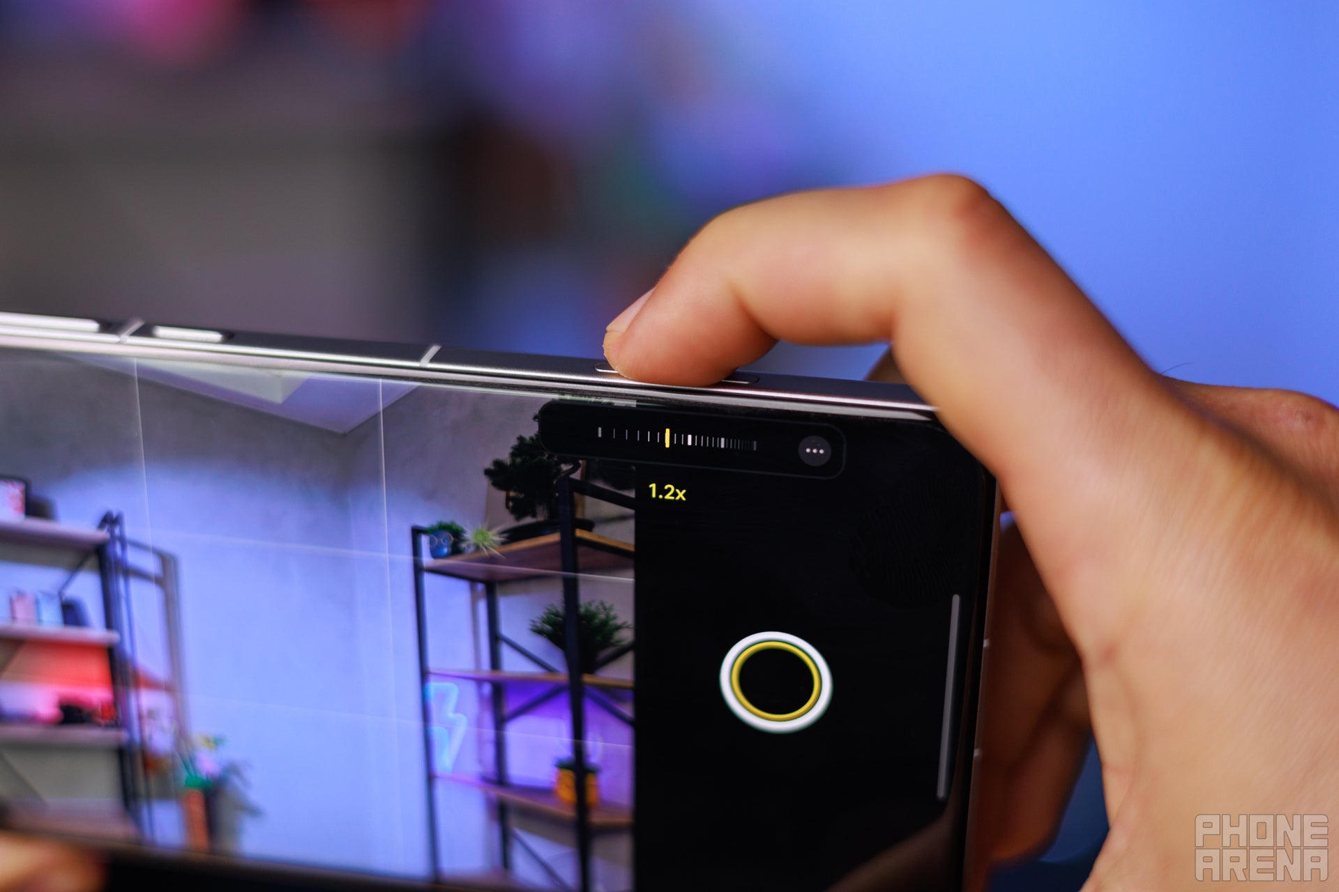 You have a dedicated camera button (Image by PhoneArena) - Vivo X200 Ultra Review: Impractical design, but an incredible camera