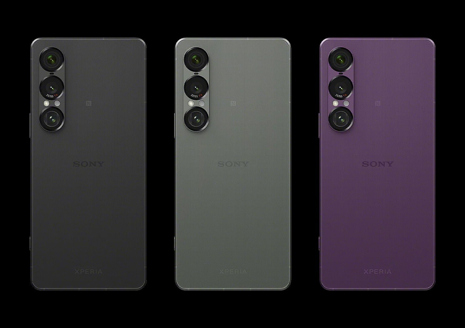 The three colors, Sony official image - Sony Xperia 1 VII review: great hardware...
