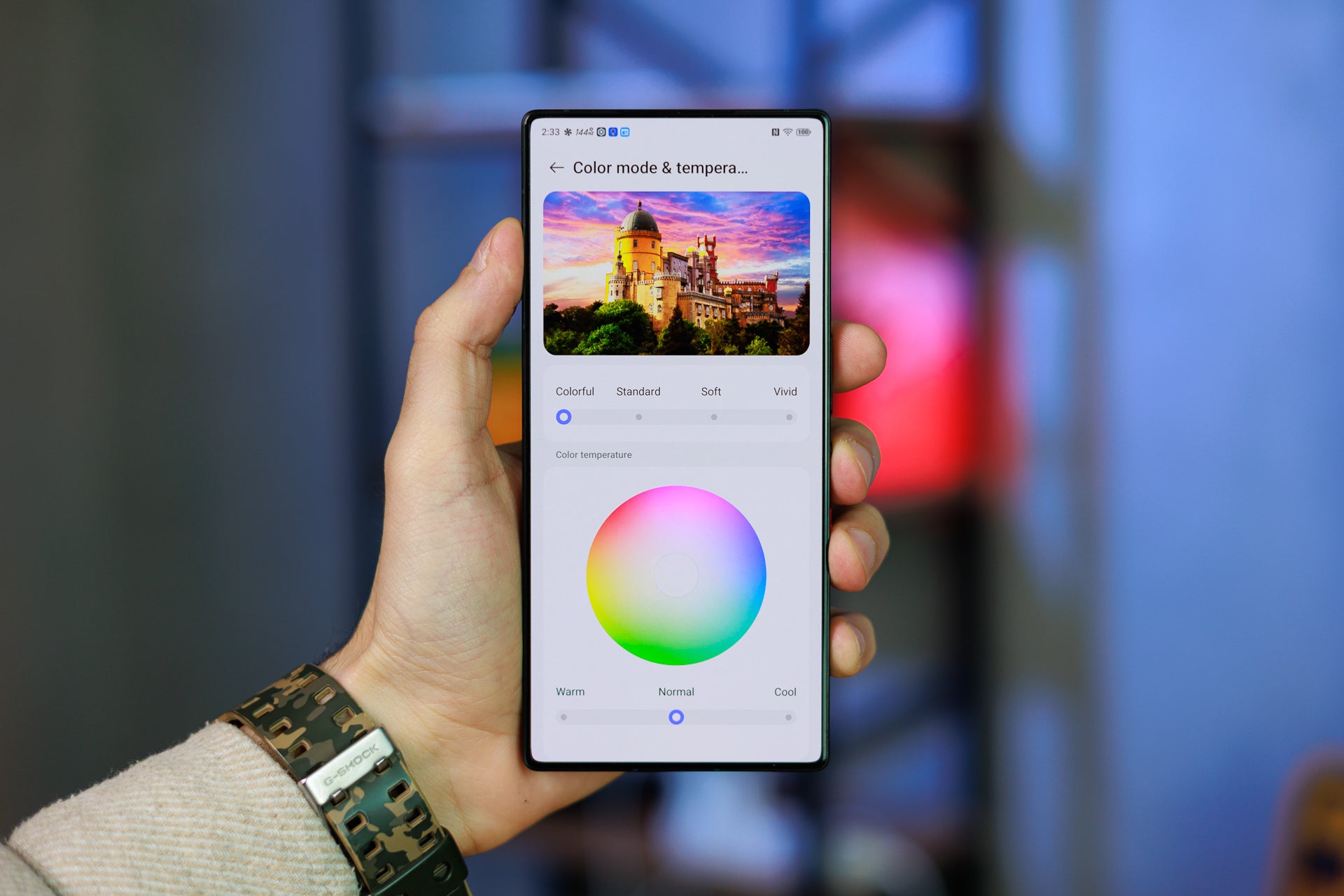 It&#039;s a strange feeling holding an edge-to-edge display with no interruptions in it | Image by PhoneArena - RedMagic 10S Pro Review: The Hardcore Gamer