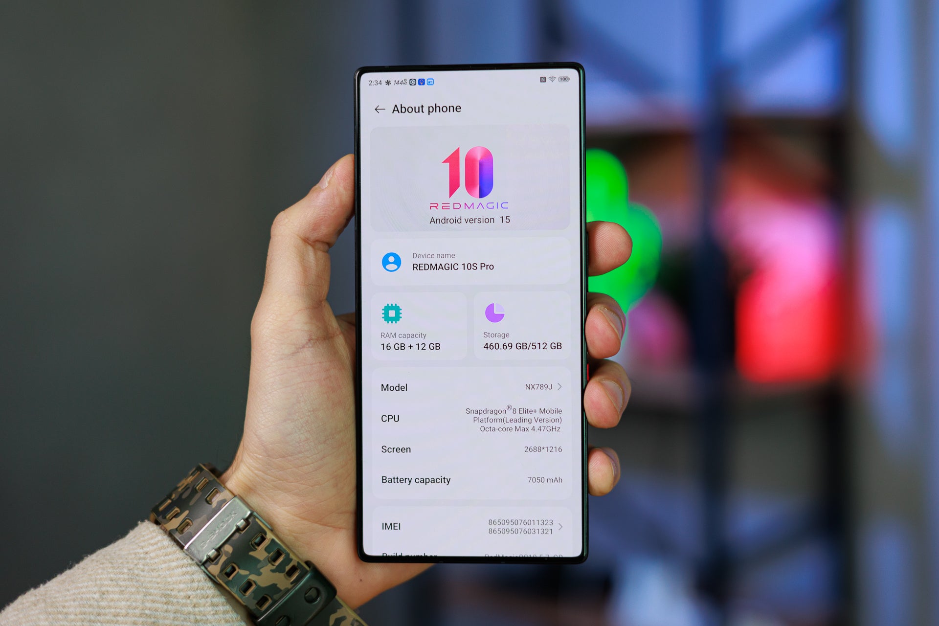 The RedMagic 10S Pro features an overclocked Snapdragon 8 Elite, called Leading Version | Image by PhoneArena - RedMagic 10S Pro Review: The Hardcore Gamer