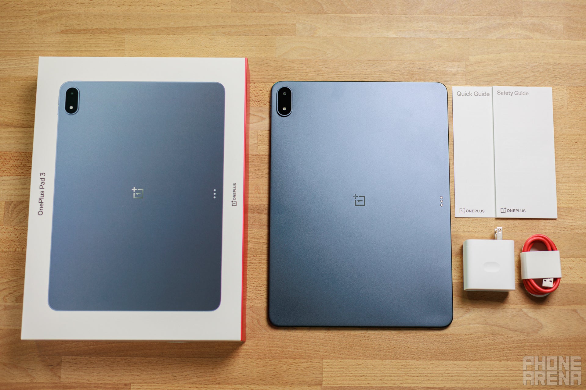 OnePlus Pad 3 box and cable
