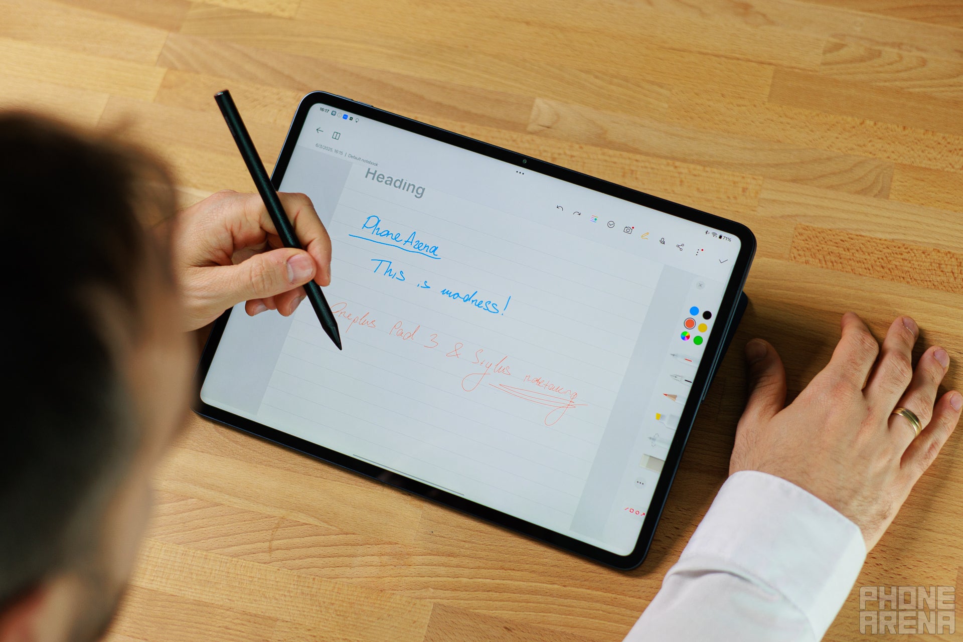 OnePlus Pad 3 and stylus